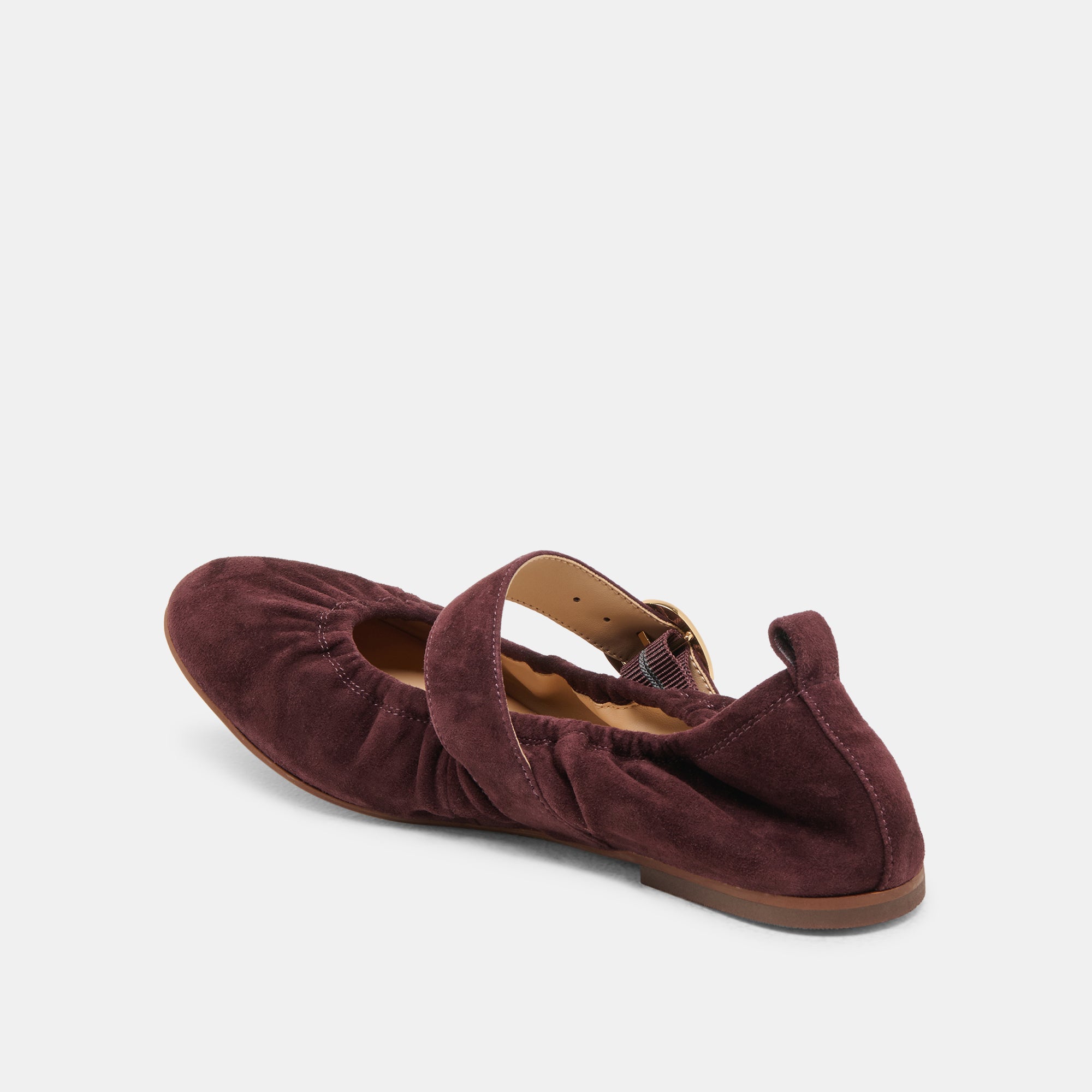 CAELY BALLET FLATS MULBERRY SUEDE - Image 8