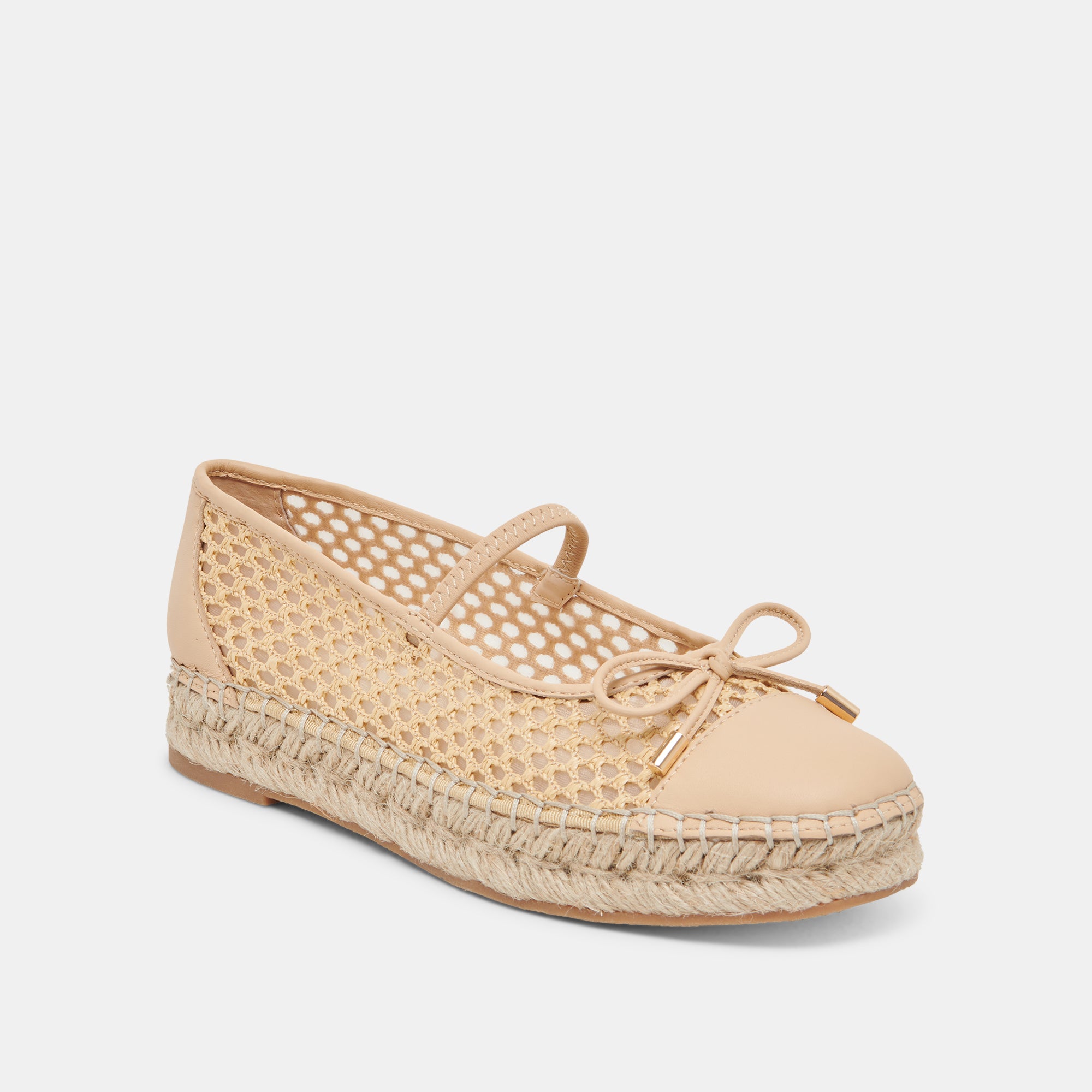 CAMBRE BALLET FLATS LT NATURAL WOVEN MESH - Image 2