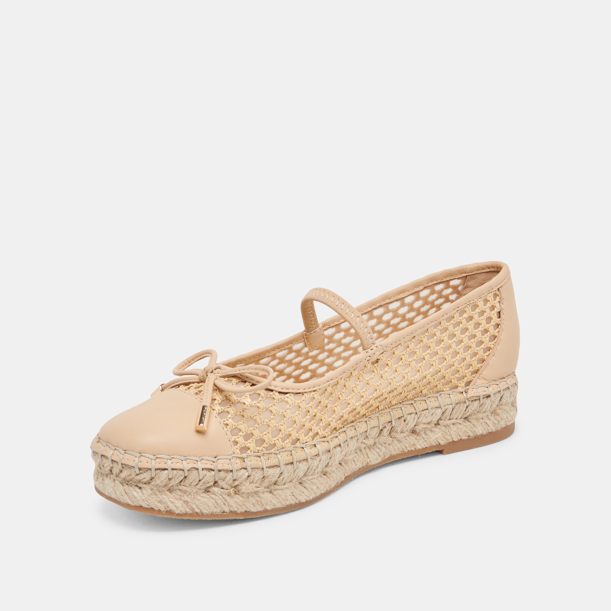 CAMBRE BALLET FLATS LT NATURAL WOVEN MESH - Image 4