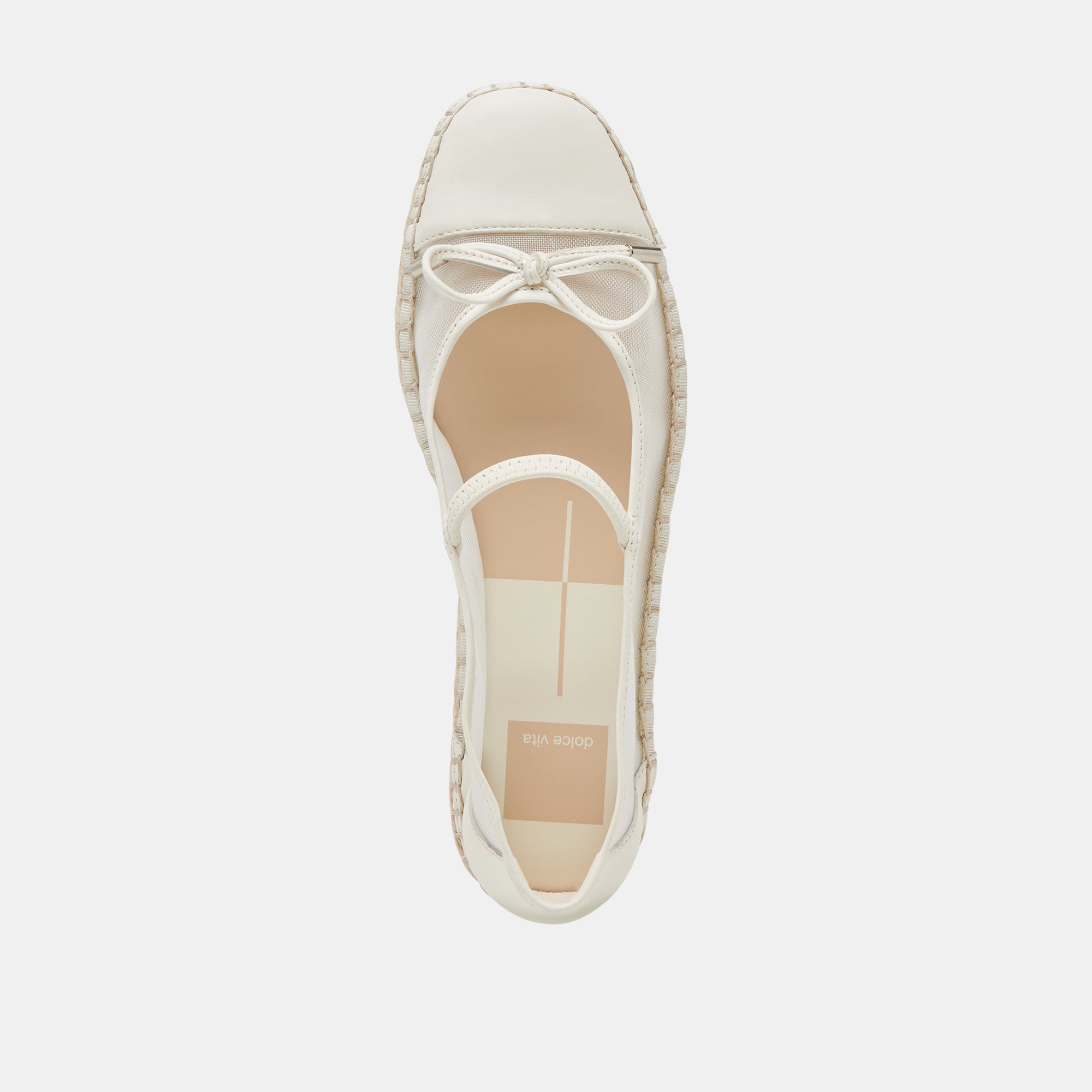 CAMBRE BALLET FLATS WHITE MESH - Image 13