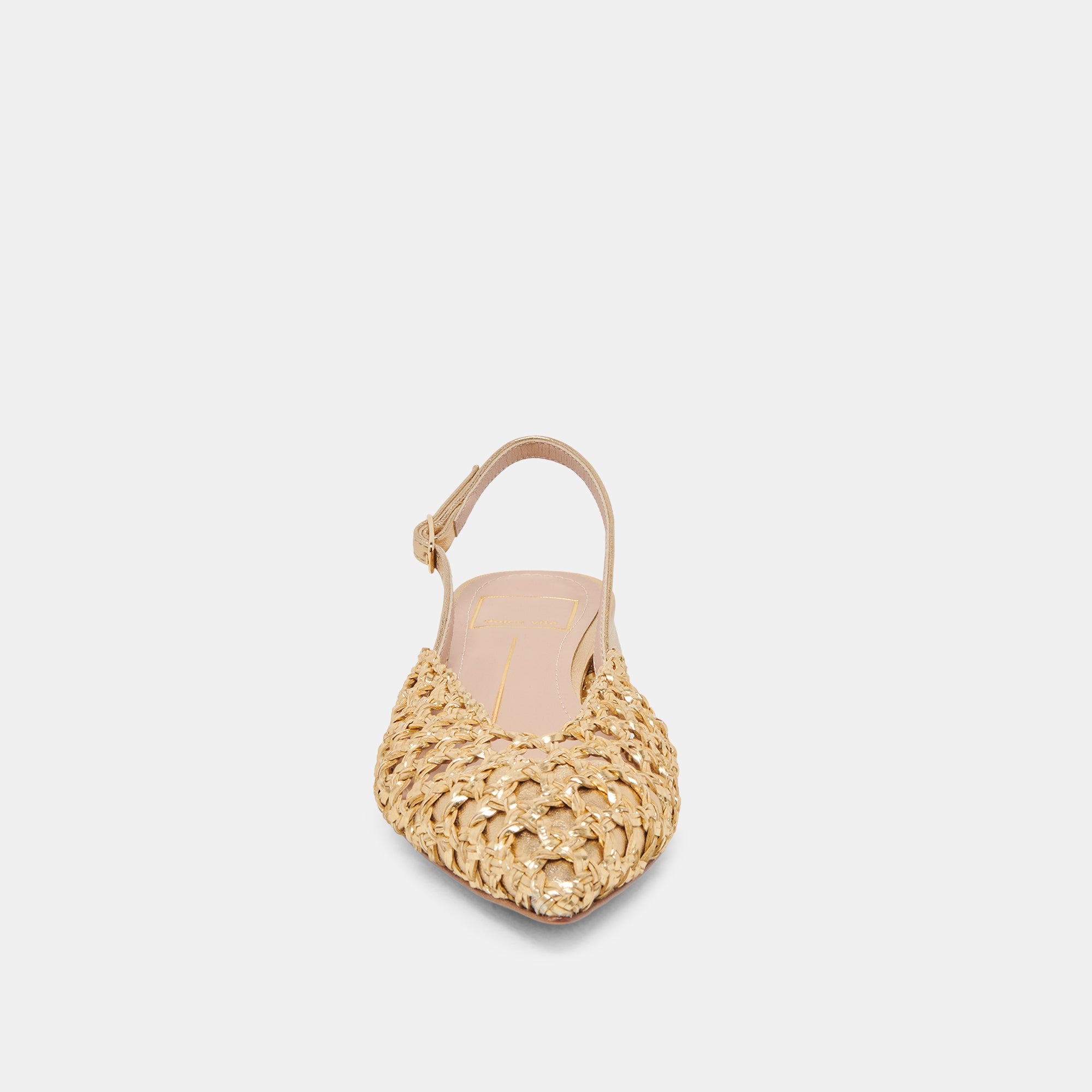 CYNDI FLATS GOLD WOVEN - Image 9