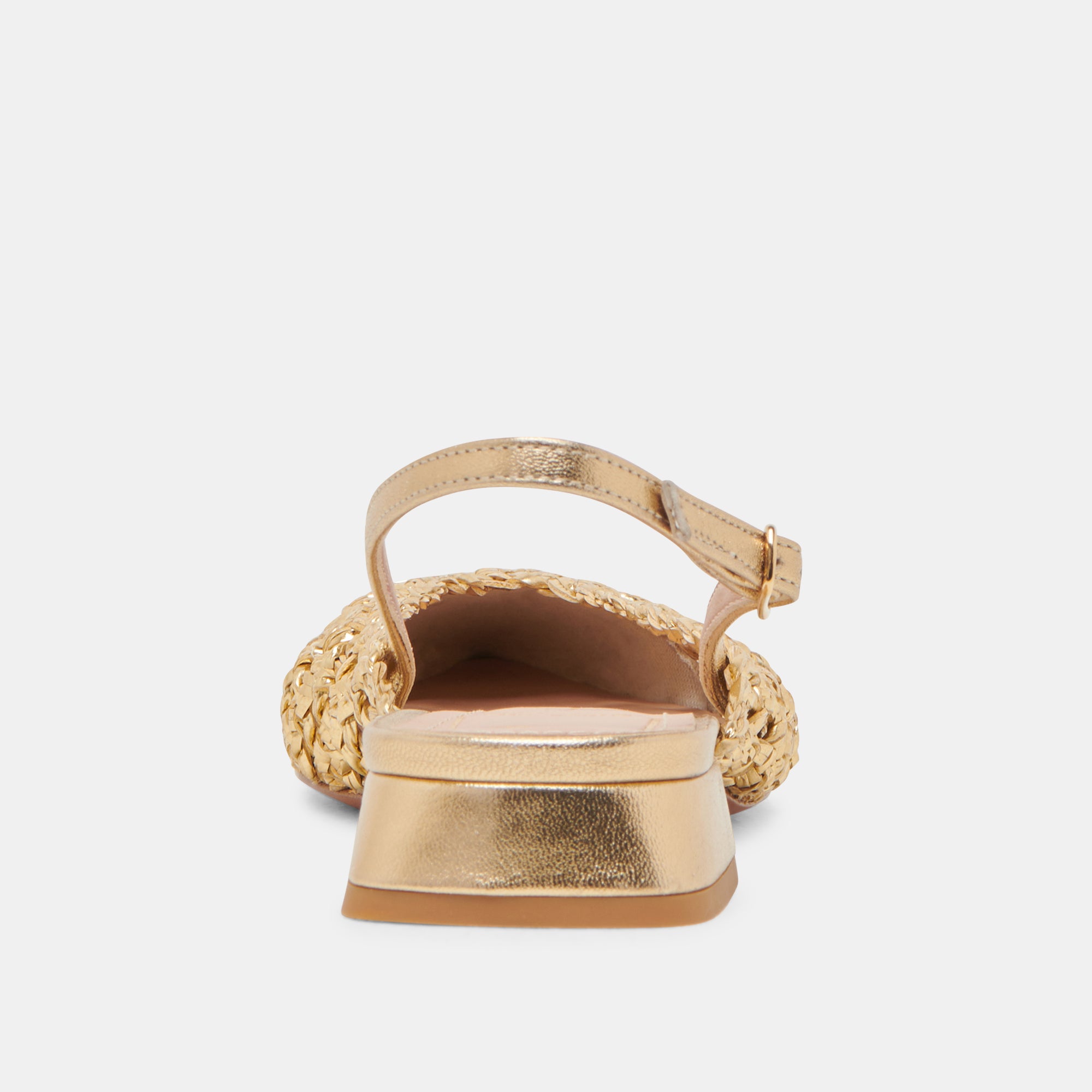 CYNDI FLATS GOLD WOVEN - Image 10