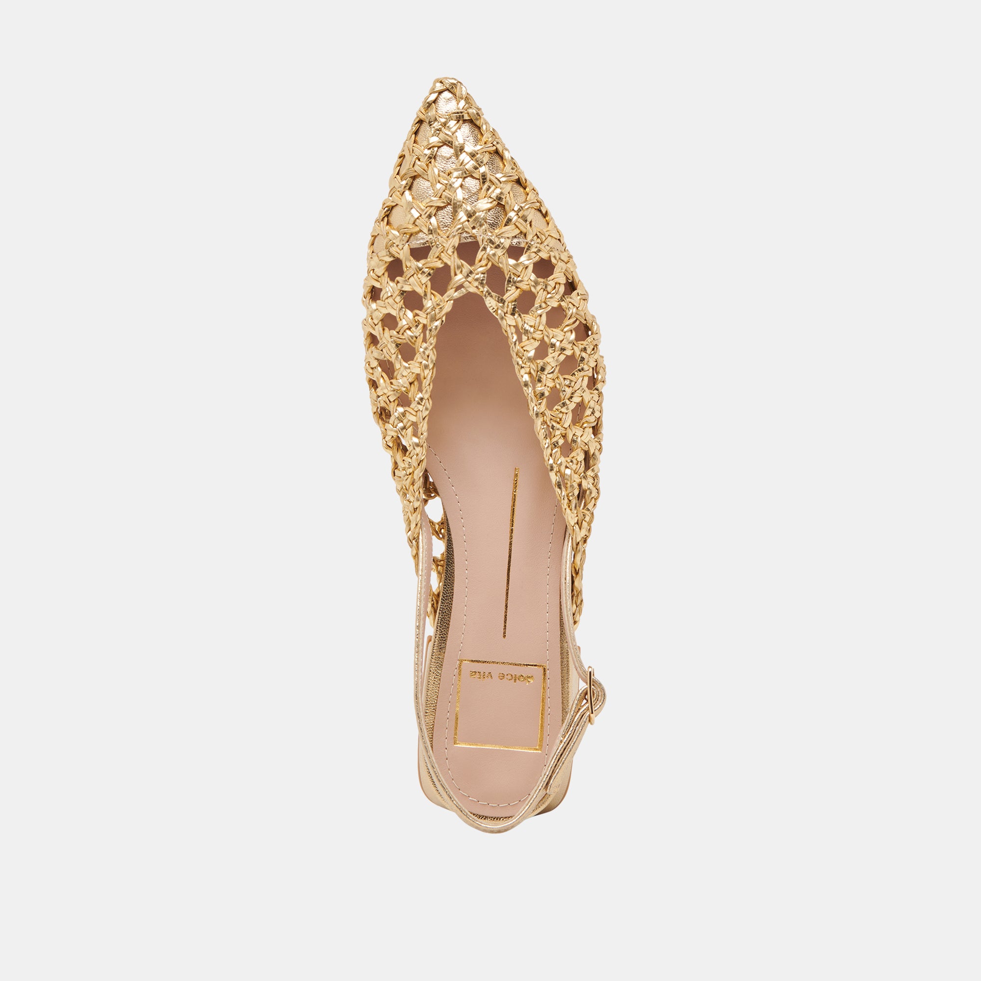 CYNDI FLATS GOLD WOVEN - Image 11