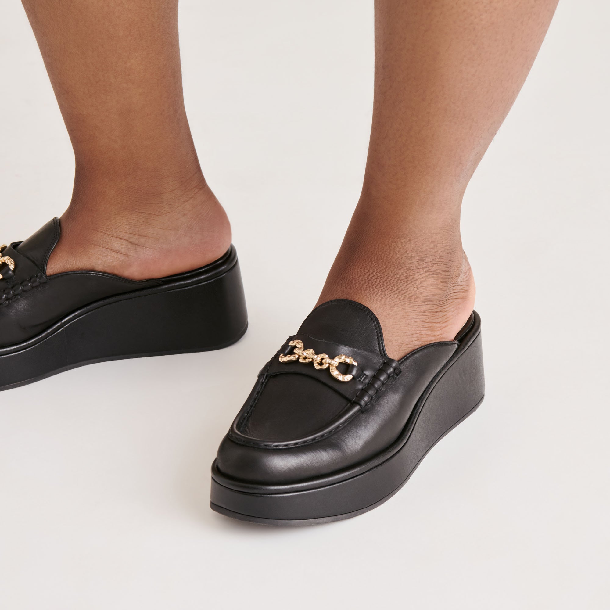 DORREL LOAFERS BLACK LEATHER - Image 2