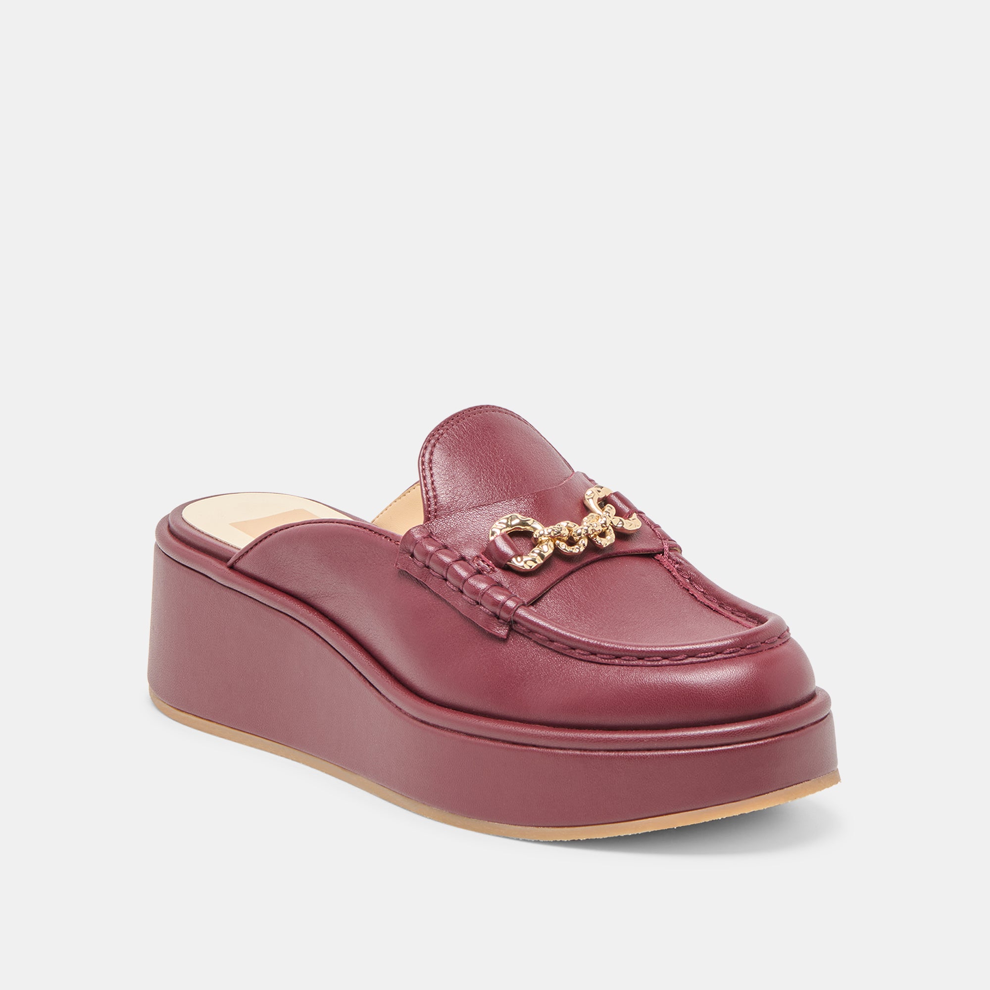 DORREL LOAFERS MAROON LEATHER - Image 2