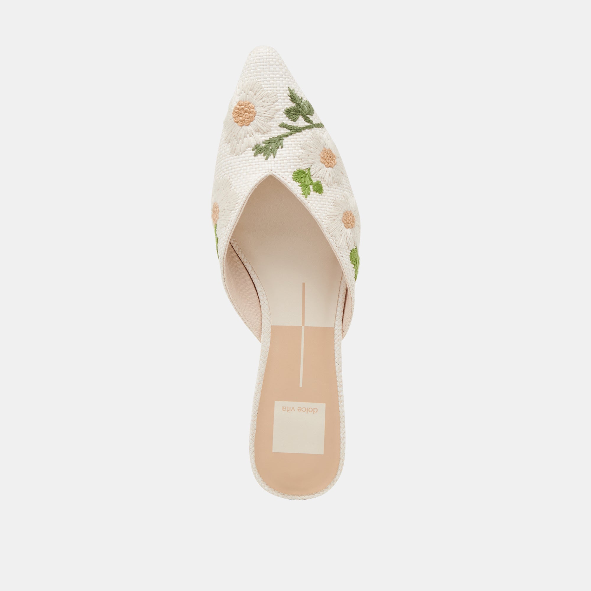 ELM FLATS WHITE FLORAL RAFFIA - Image 8