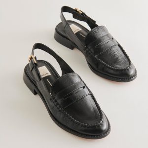 HARDI LOAFERS MIDNIGHT CRINKLE PATENT - re:vita