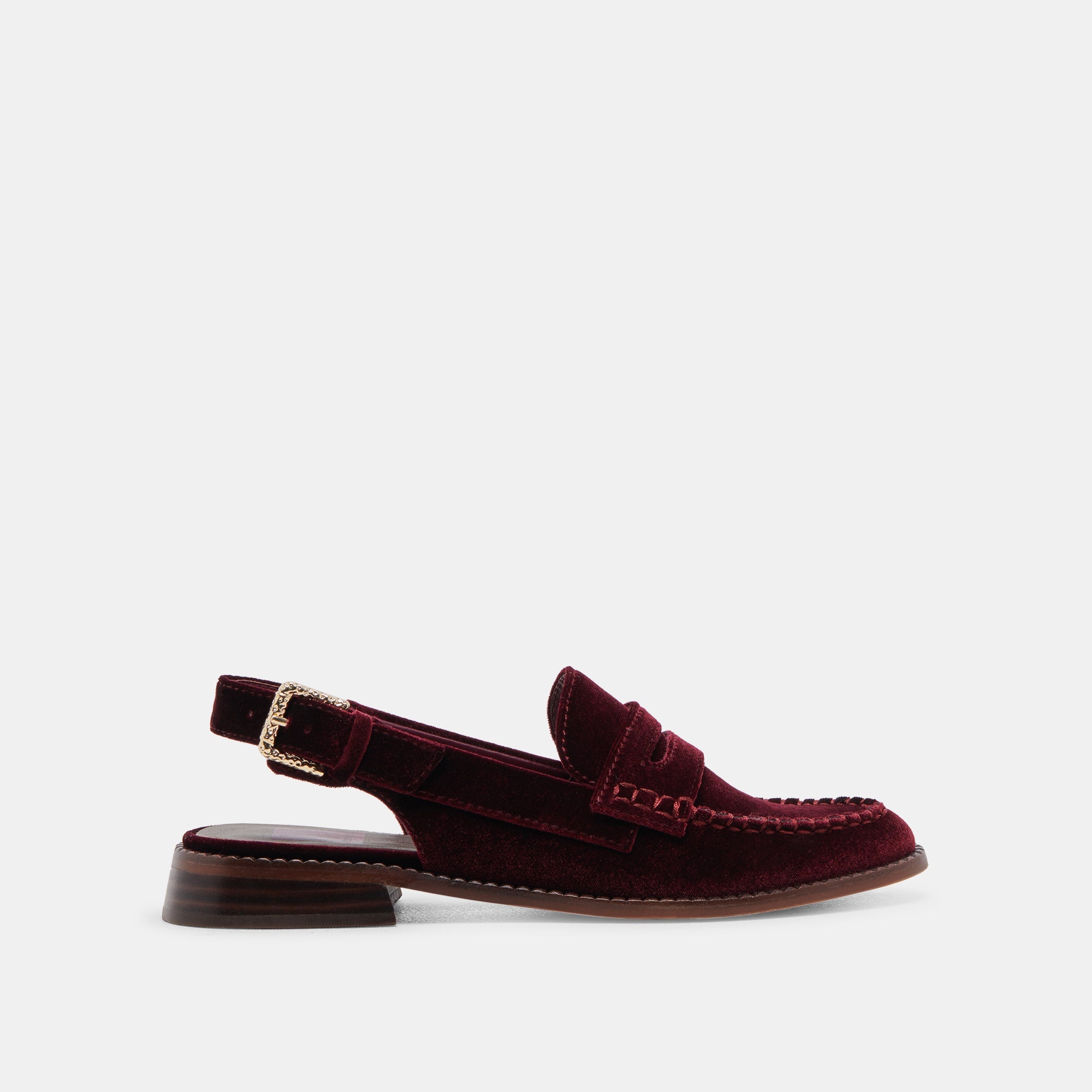 HARDI LOAFERS WINE VELVET - re:vita