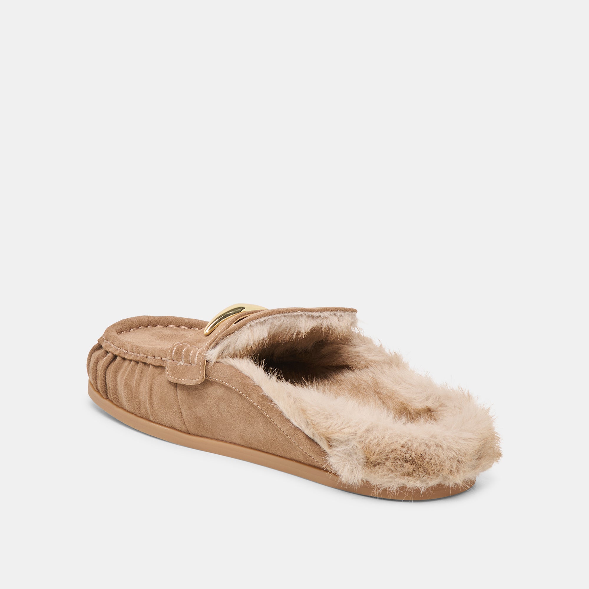 JODERO PLUSH FLATS MUSHROOM SUEDE - Image 5