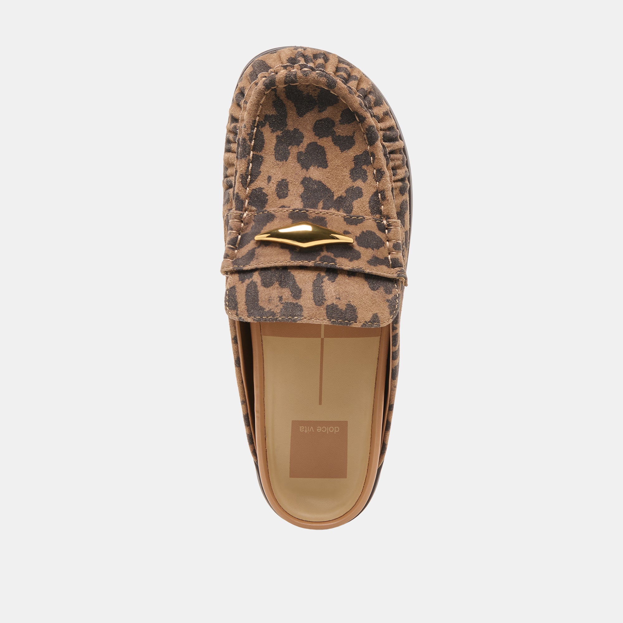 JODERO FLATS BROWN LEOPARD PRINTED SUEDE - Image 10