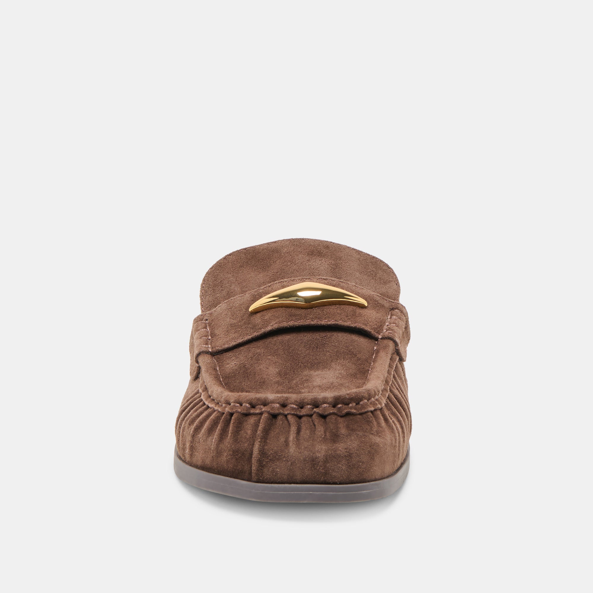 JODERO FLATS DK BROWN SUEDE - Image 6