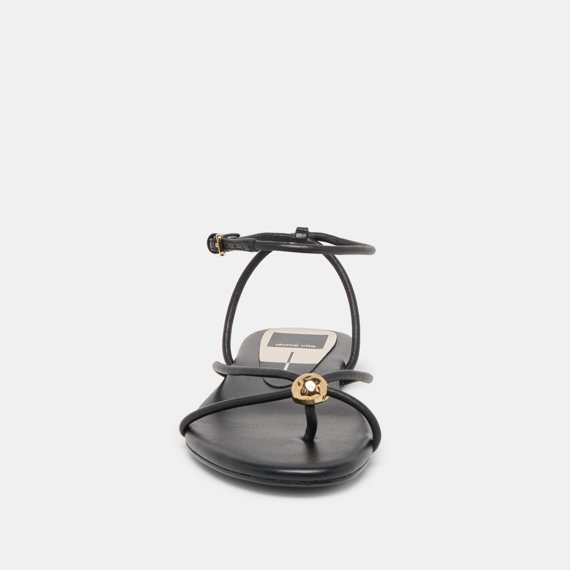 KENLEY SANDALS BLACK LEATHER - Image 6