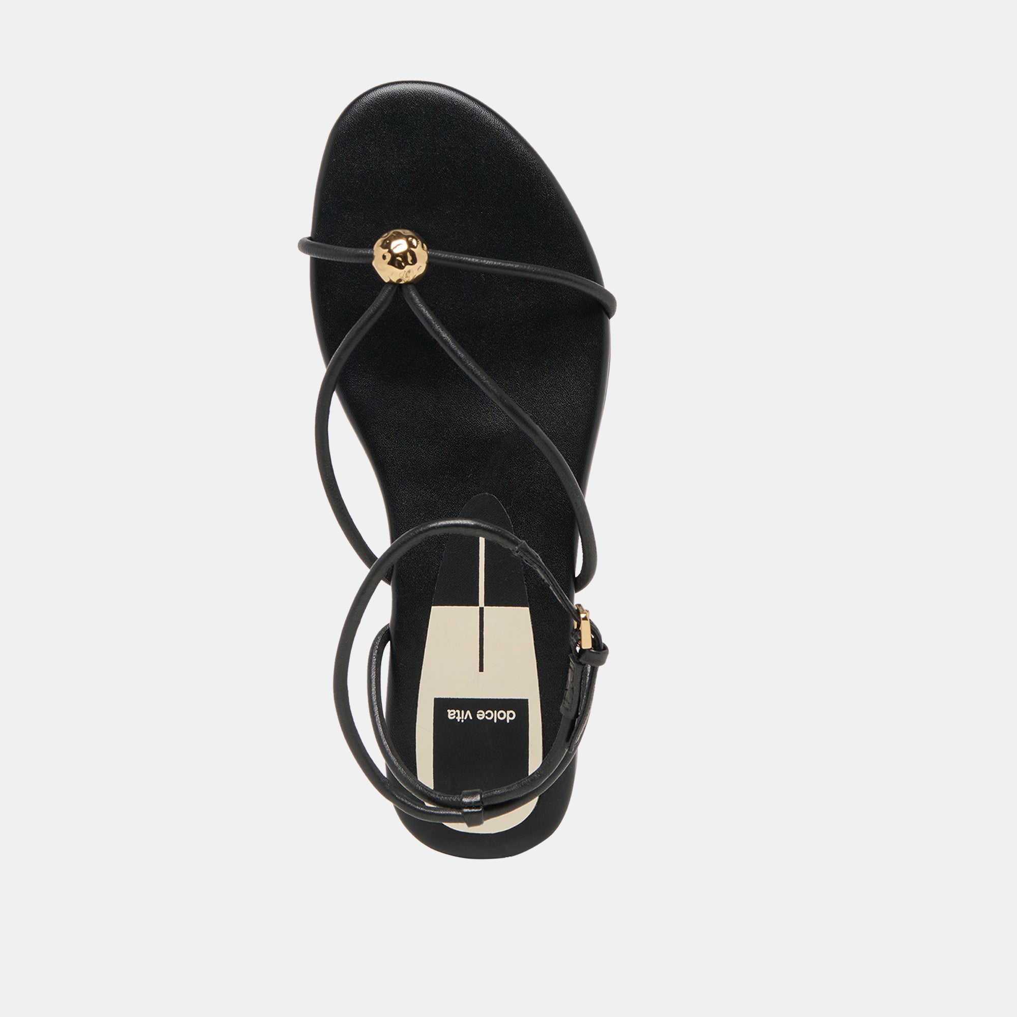KENLEY SANDALS BLACK LEATHER - Image 8