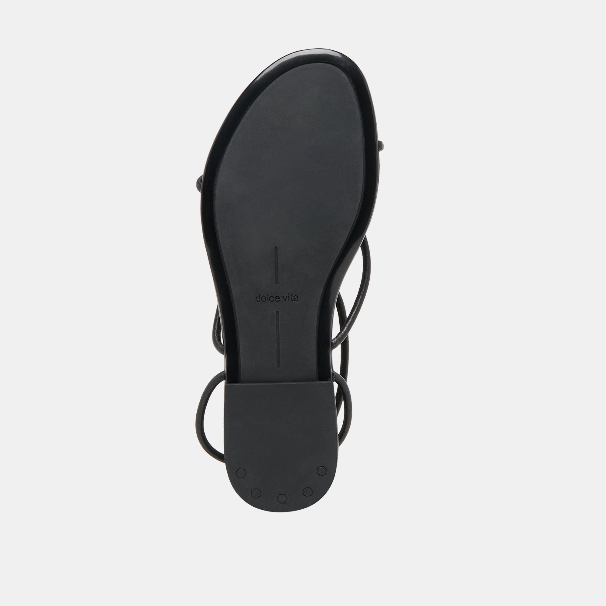 KENLEY SANDALS BLACK LEATHER - Image 9