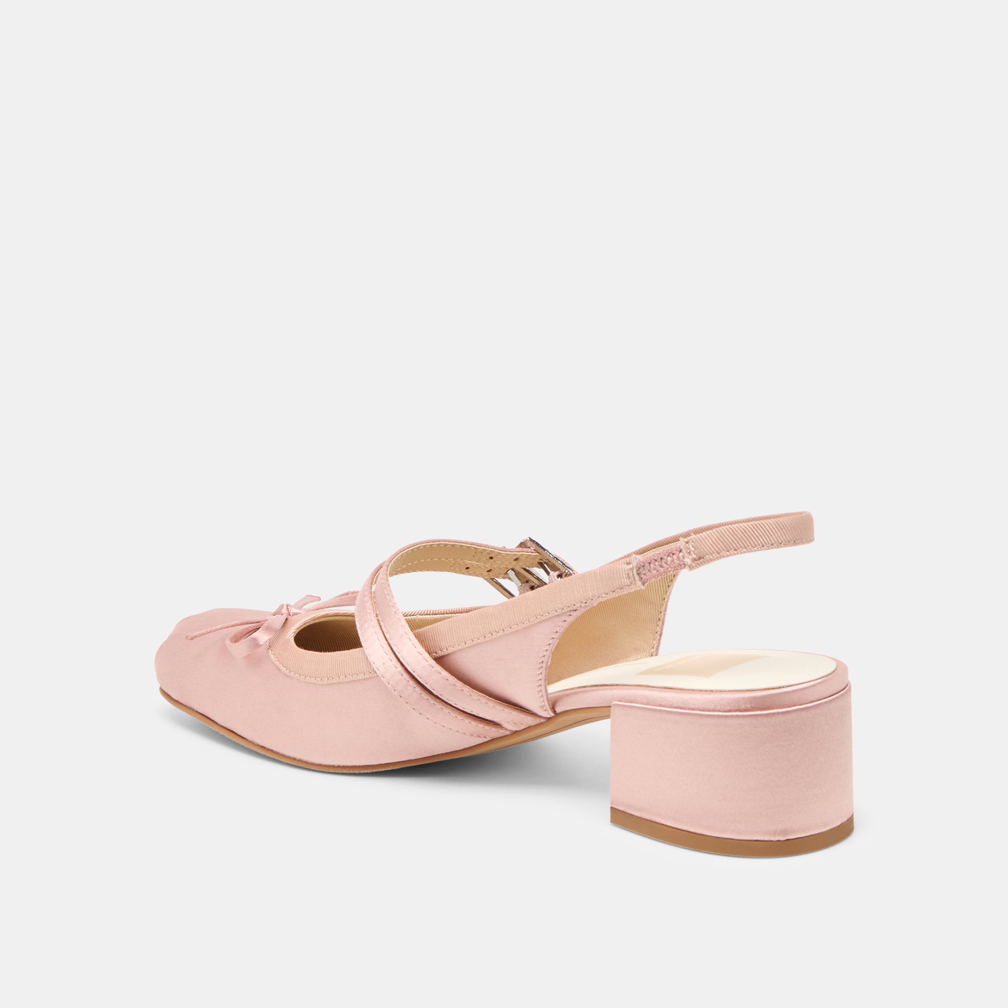 LORIS HEELS BLUSH SATIN - Image 5