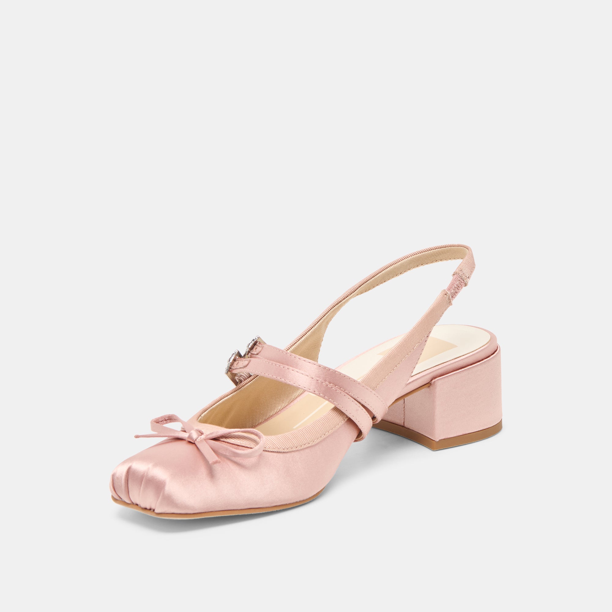 LORIS HEELS BLUSH SATIN - Image 4