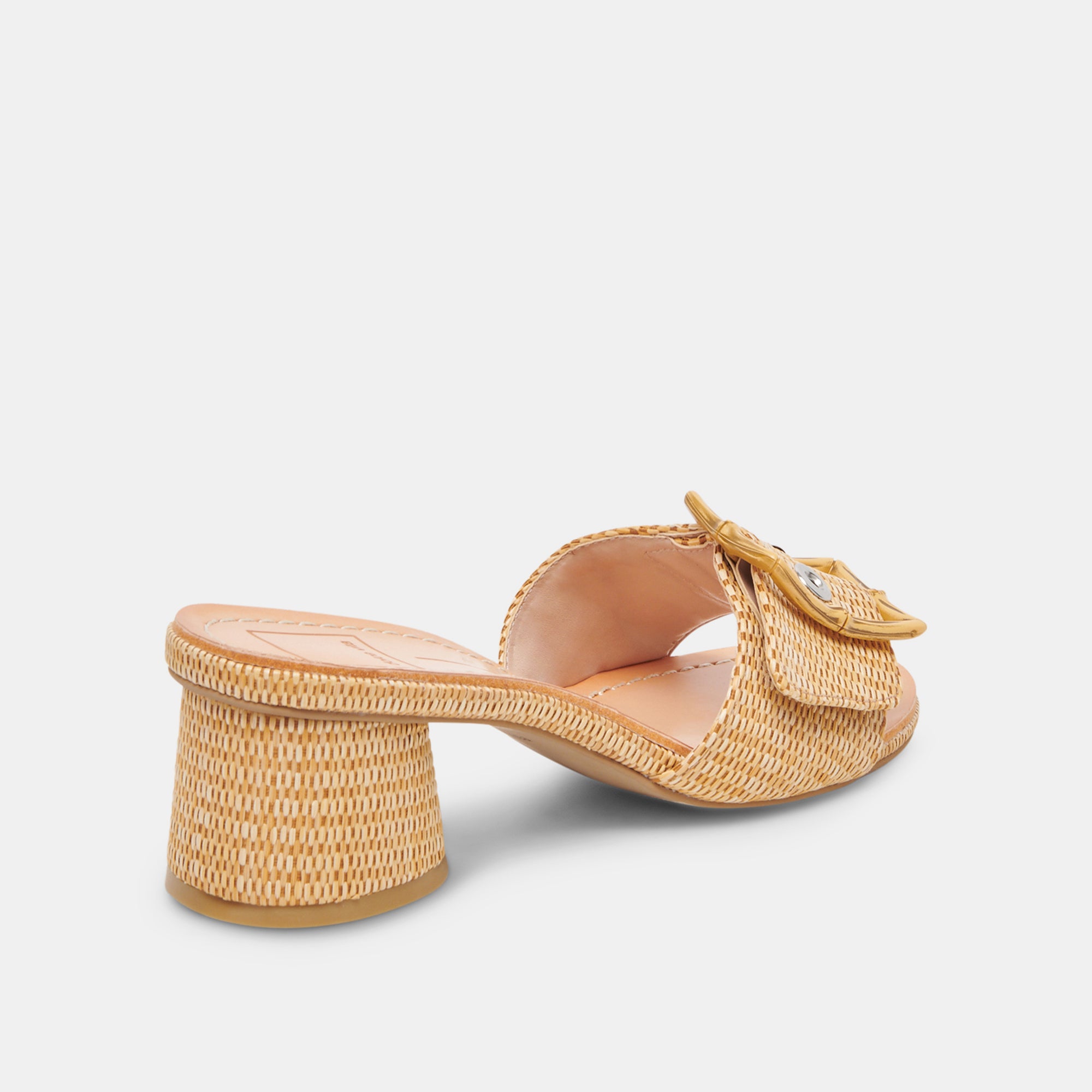 LUCEY HEELS WARM NATURAL RAFFIA - Image 4