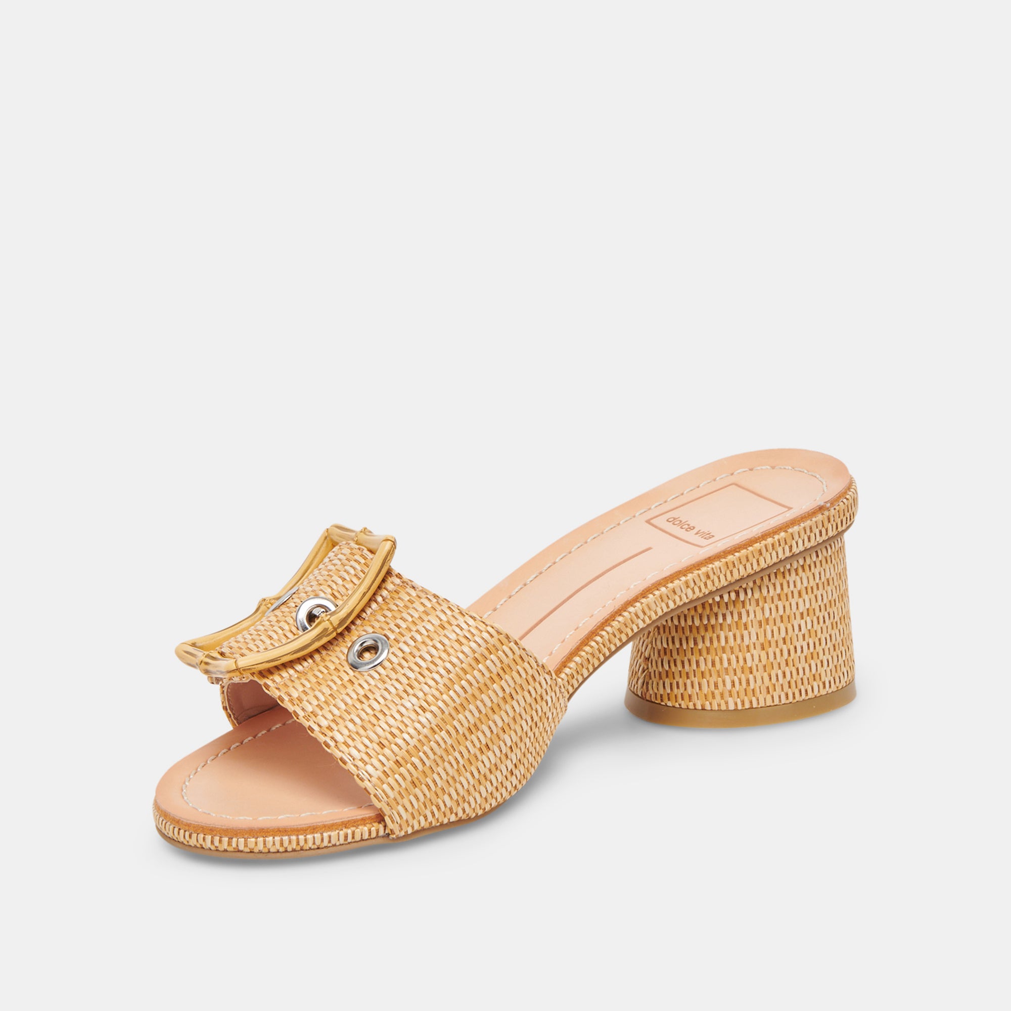 LUCEY HEELS WARM NATURAL RAFFIA - Image 5