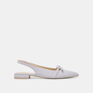 PAYGE FLATS DUSTY BLUE SUEDE