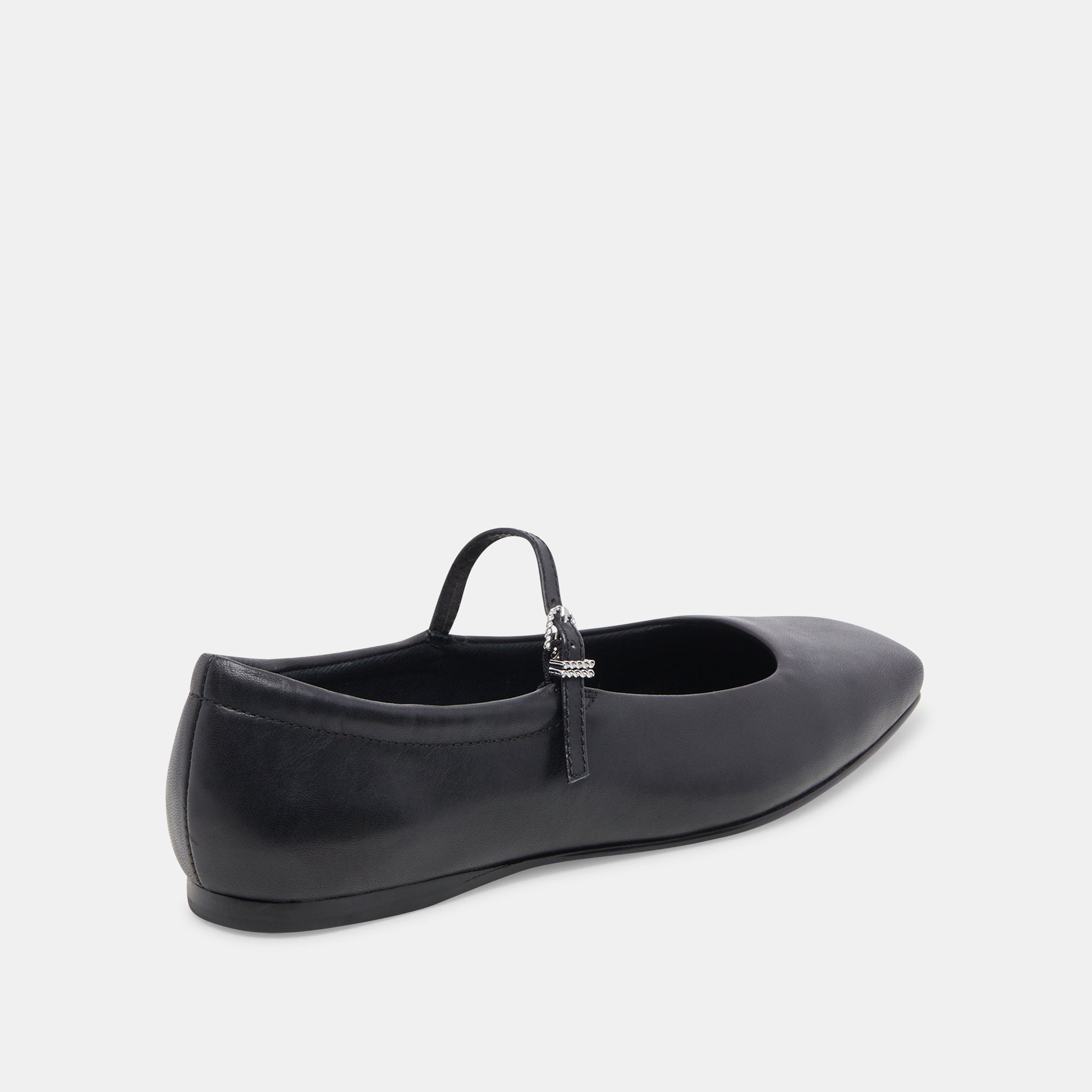 REYES BALLET FLATS BLACK LEATHER - Image 5