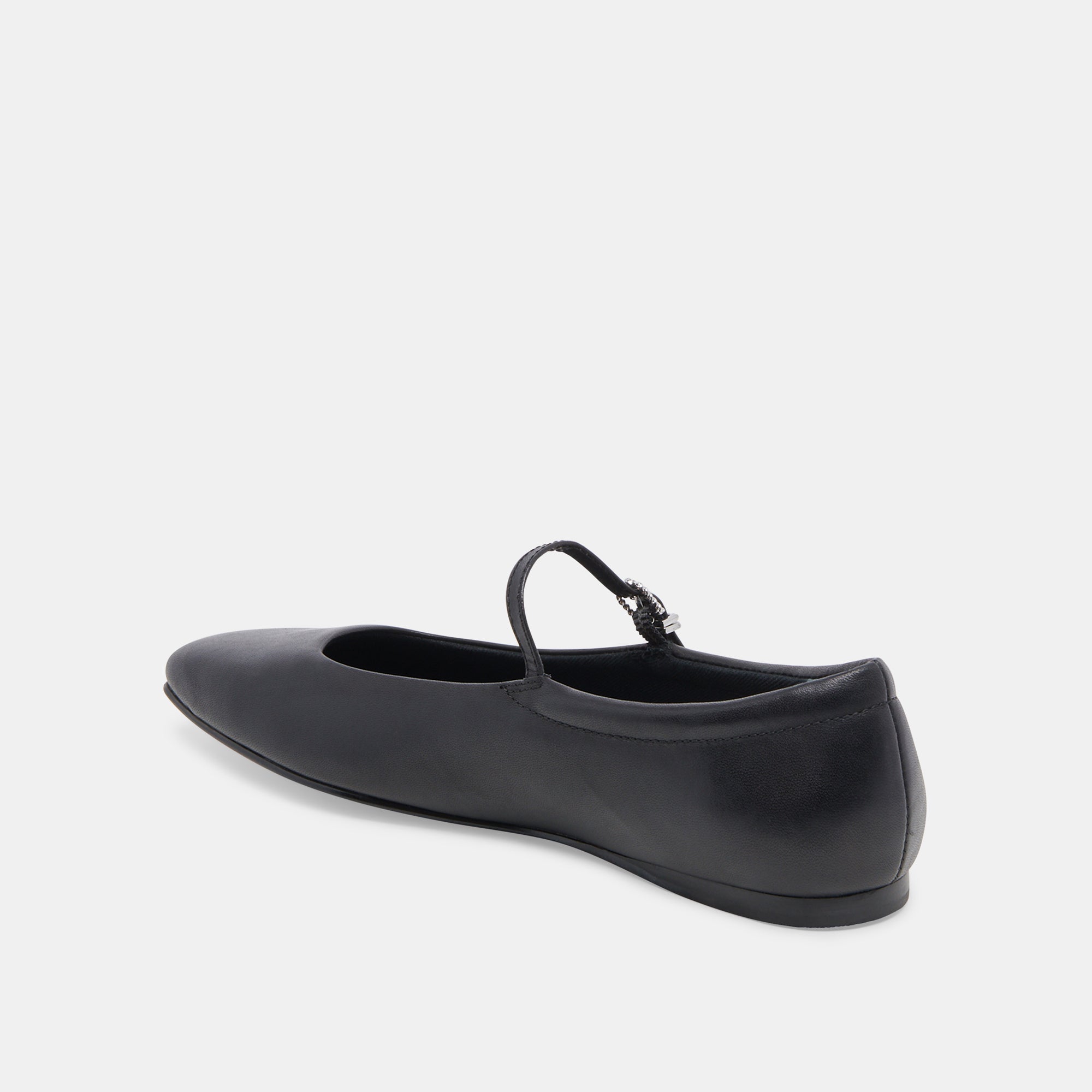 REYES BALLET FLATS BLACK LEATHER - Image 8