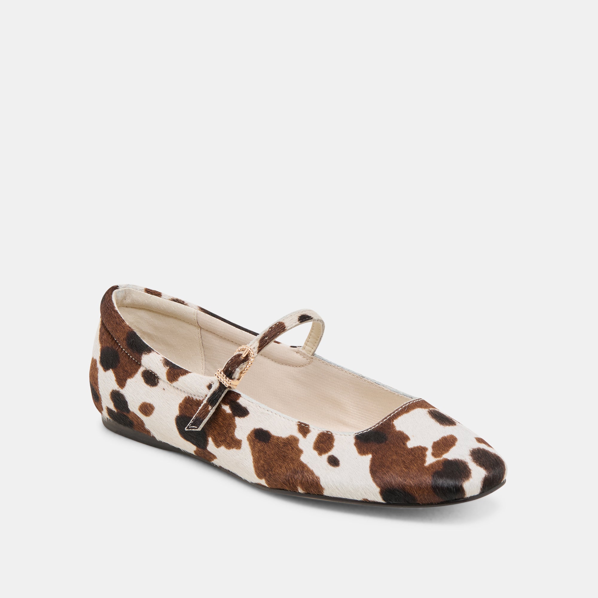 REYES BALLET FLATS COCOA TAURUS CALF HAIR - Image 3