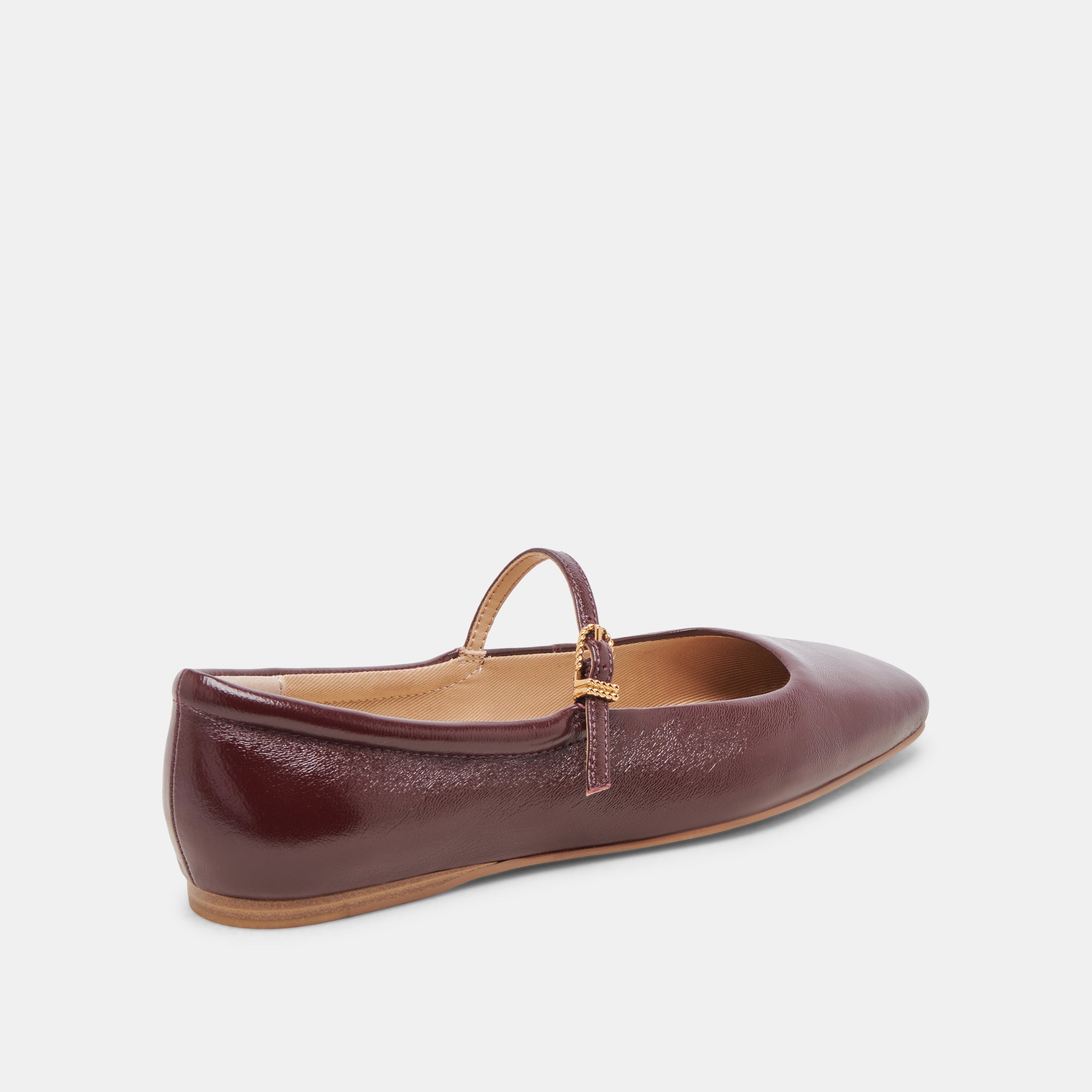 REYES BALLET FLATS CRANBERRY CRINKLE PATENT - Image 3