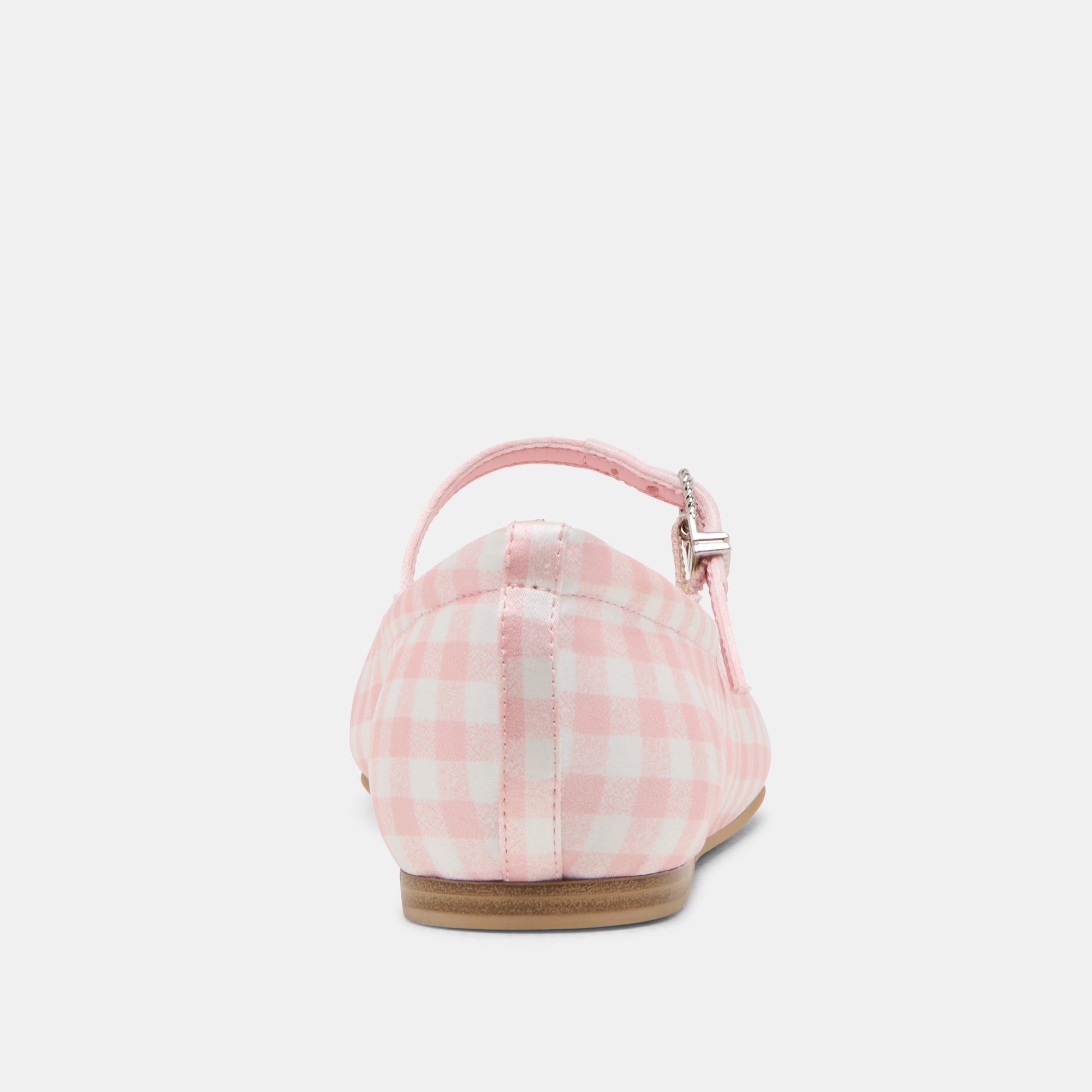 REYES X BYRDIE GOLF WIDE BALLET FLATS PINK PLAID GINGHAM - Image 7