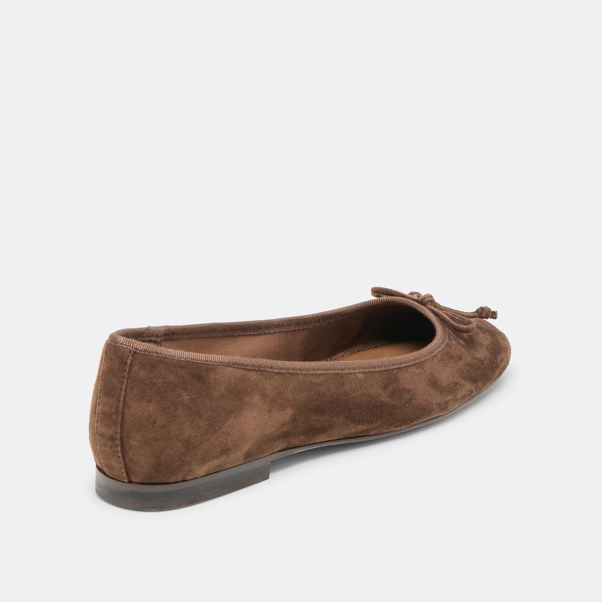 RITLA BALLET FLATS DK BROWN SUEDE - Image 3