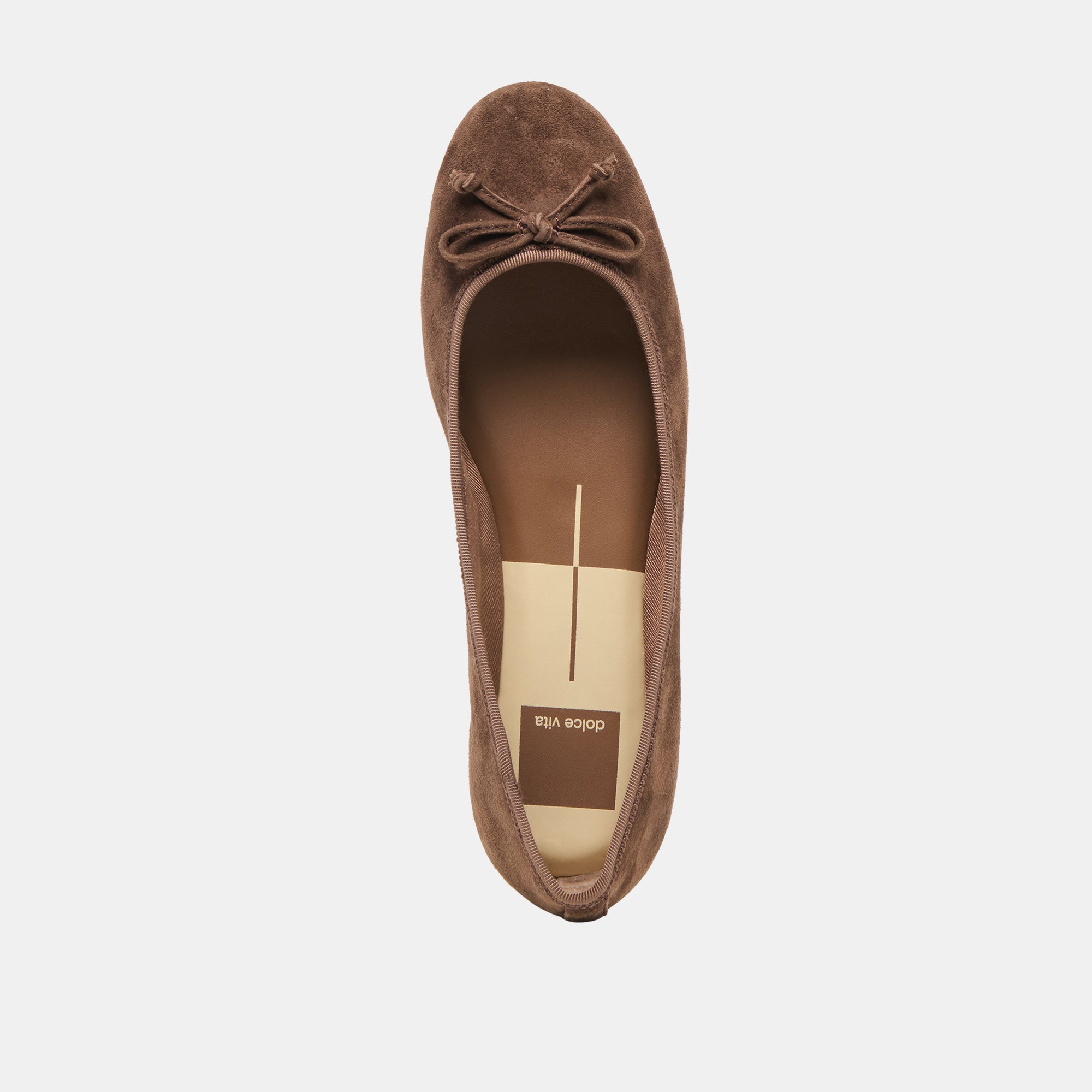 RITLA BALLET FLATS DK BROWN SUEDE - Image 8
