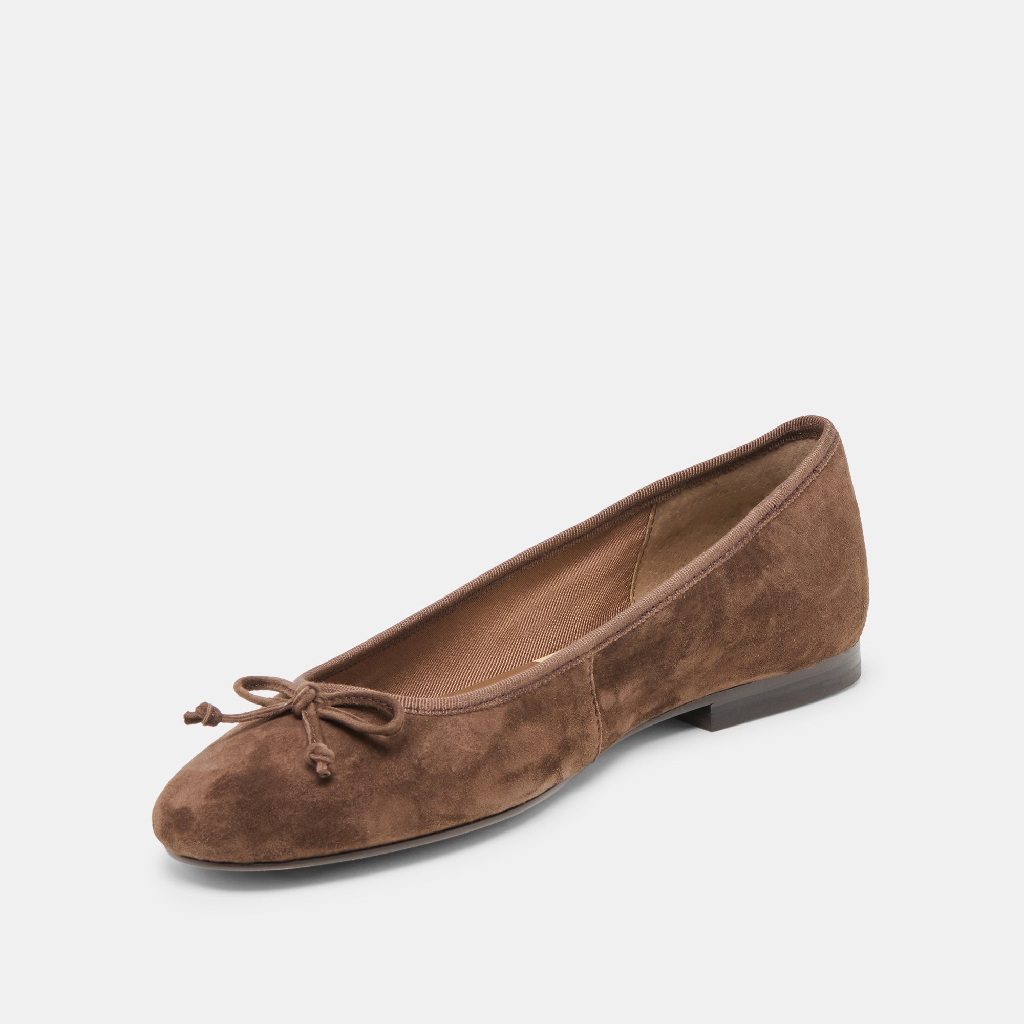RITLA BALLET FLATS DK BROWN SUEDE - Image 4