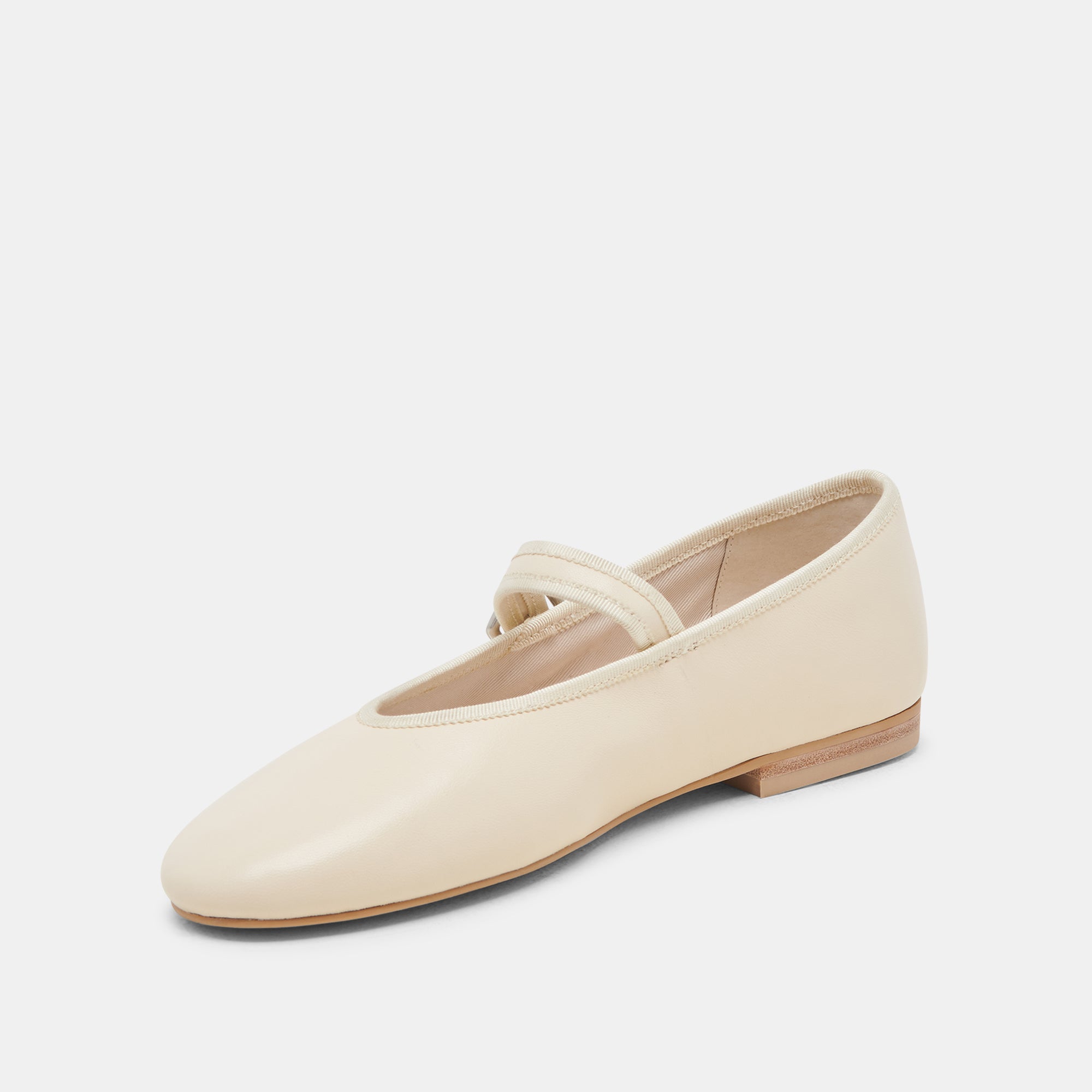 ROSLYN BALLET FLATS CREME LEATHER - Image 10