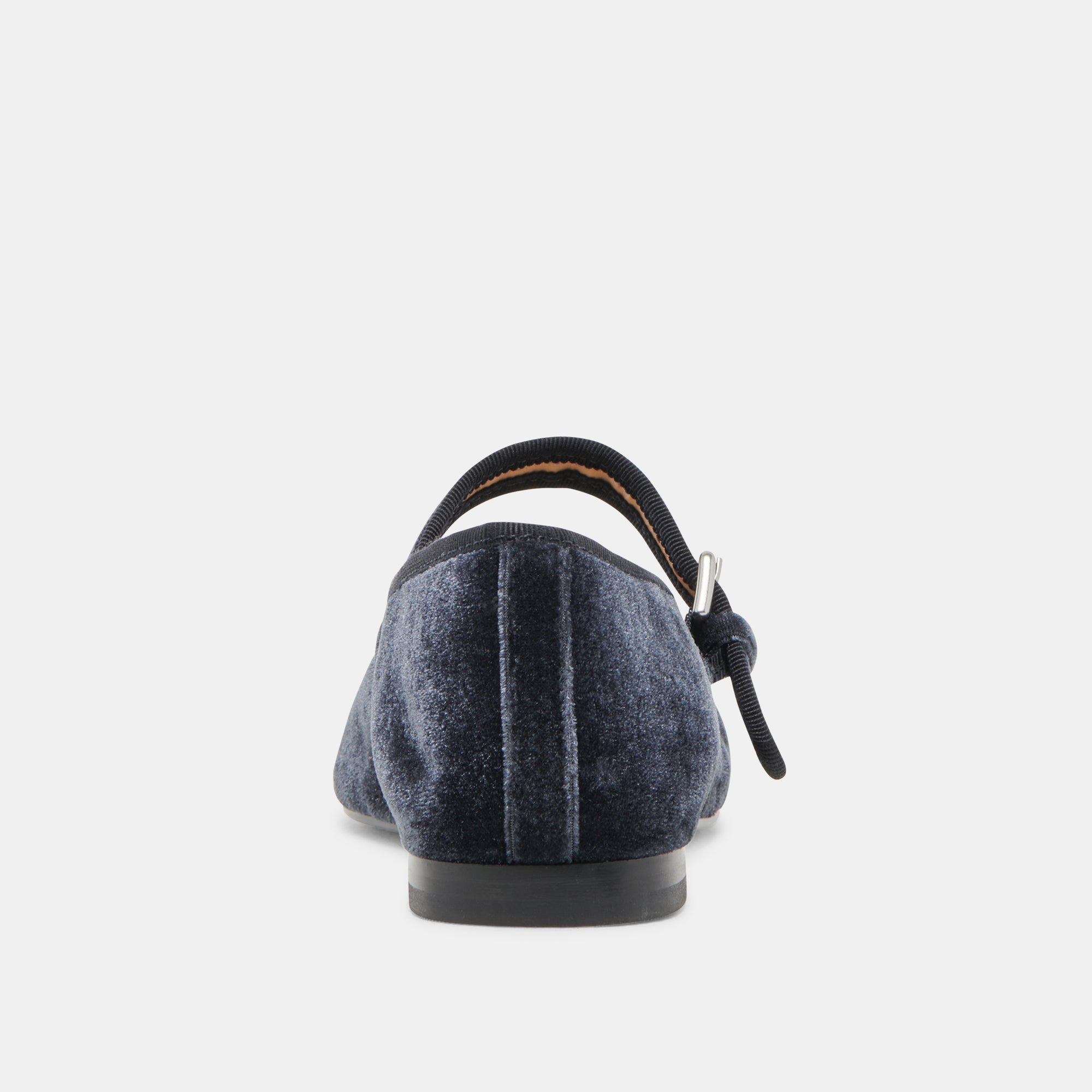 ROSLYN BALLET FLATS DUSTY BLUE VELVET - Image 7