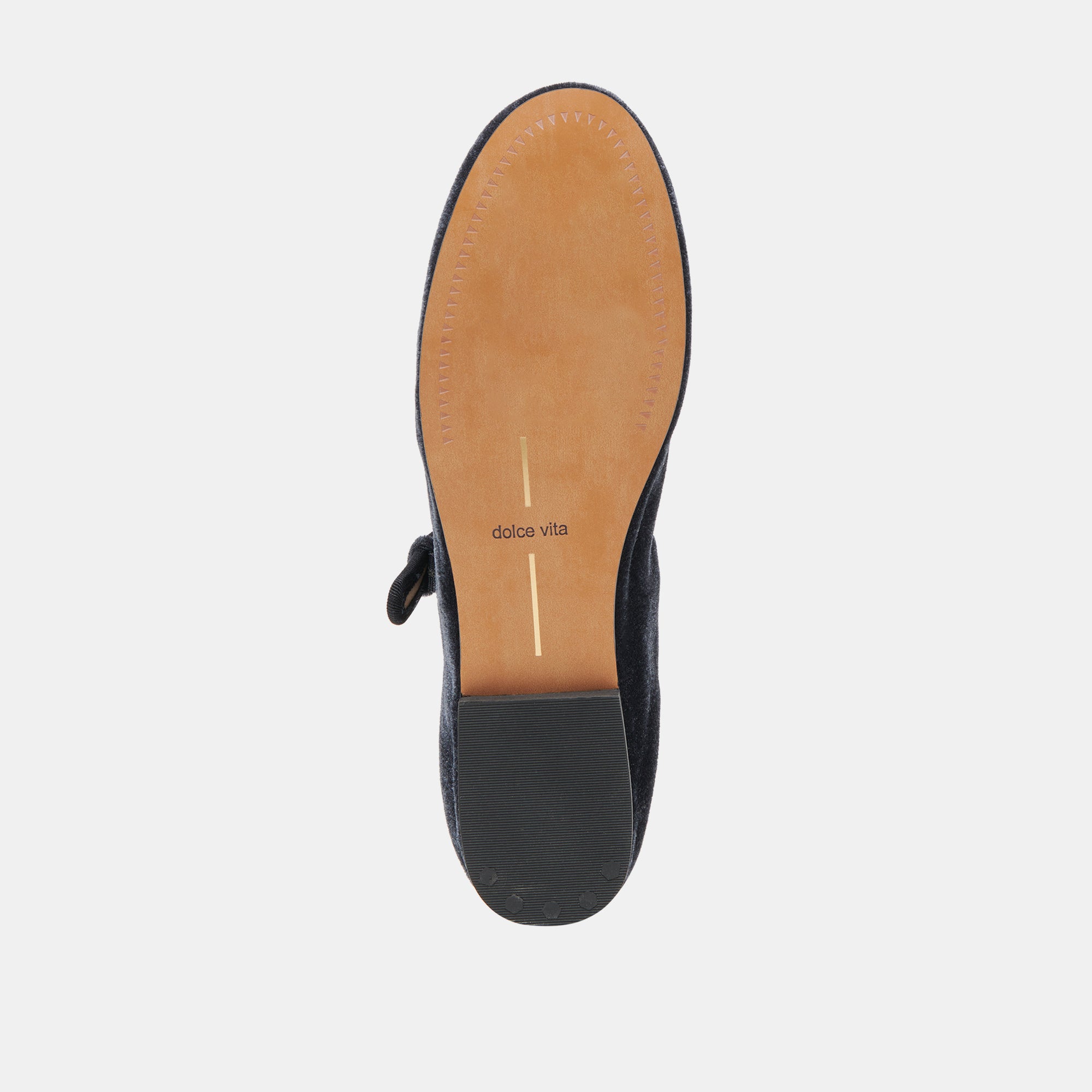 ROSLYN BALLET FLATS DUSTY BLUE VELVET - Image 9