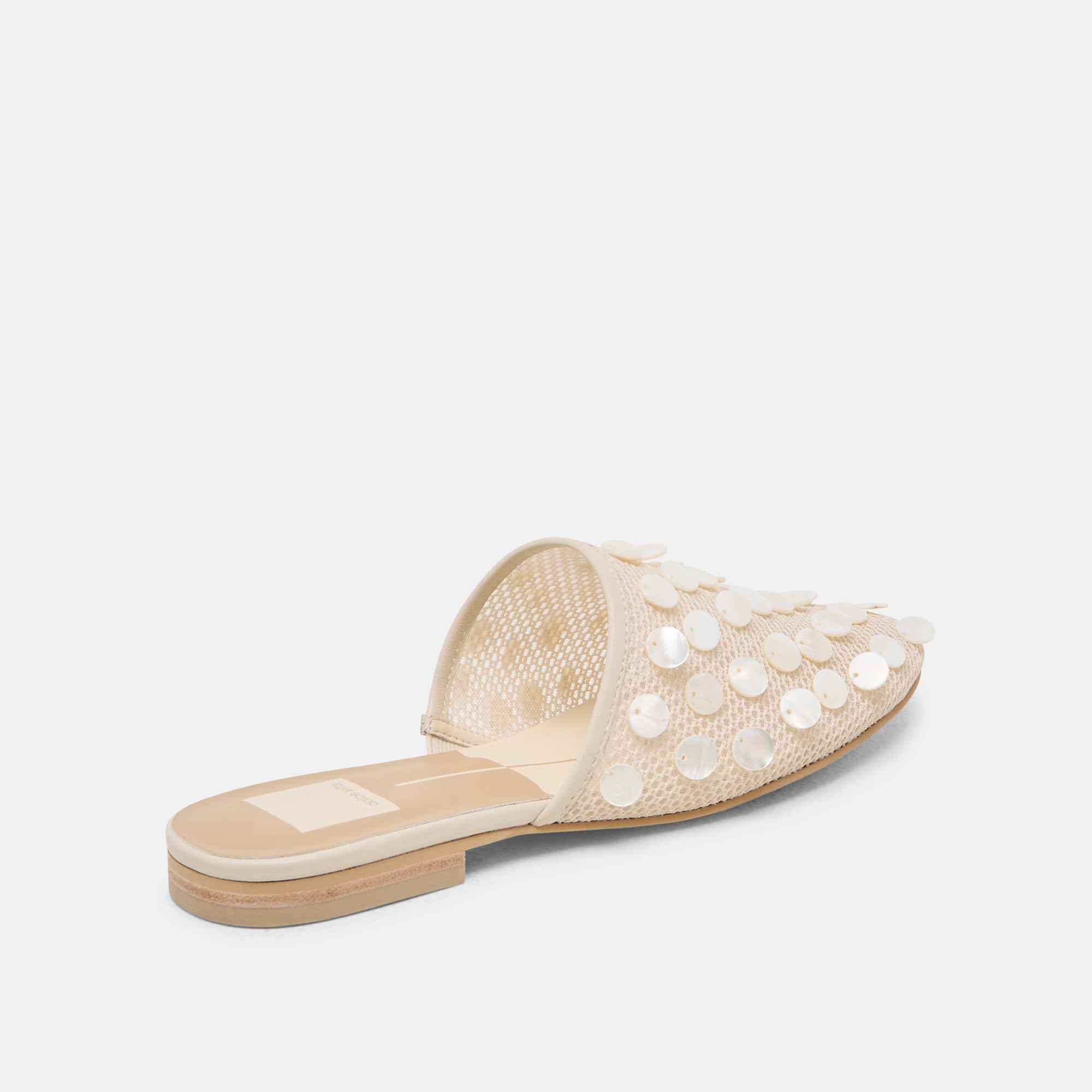 ROVA BEAD FLATS IVORY DISC MESH - Image 5
