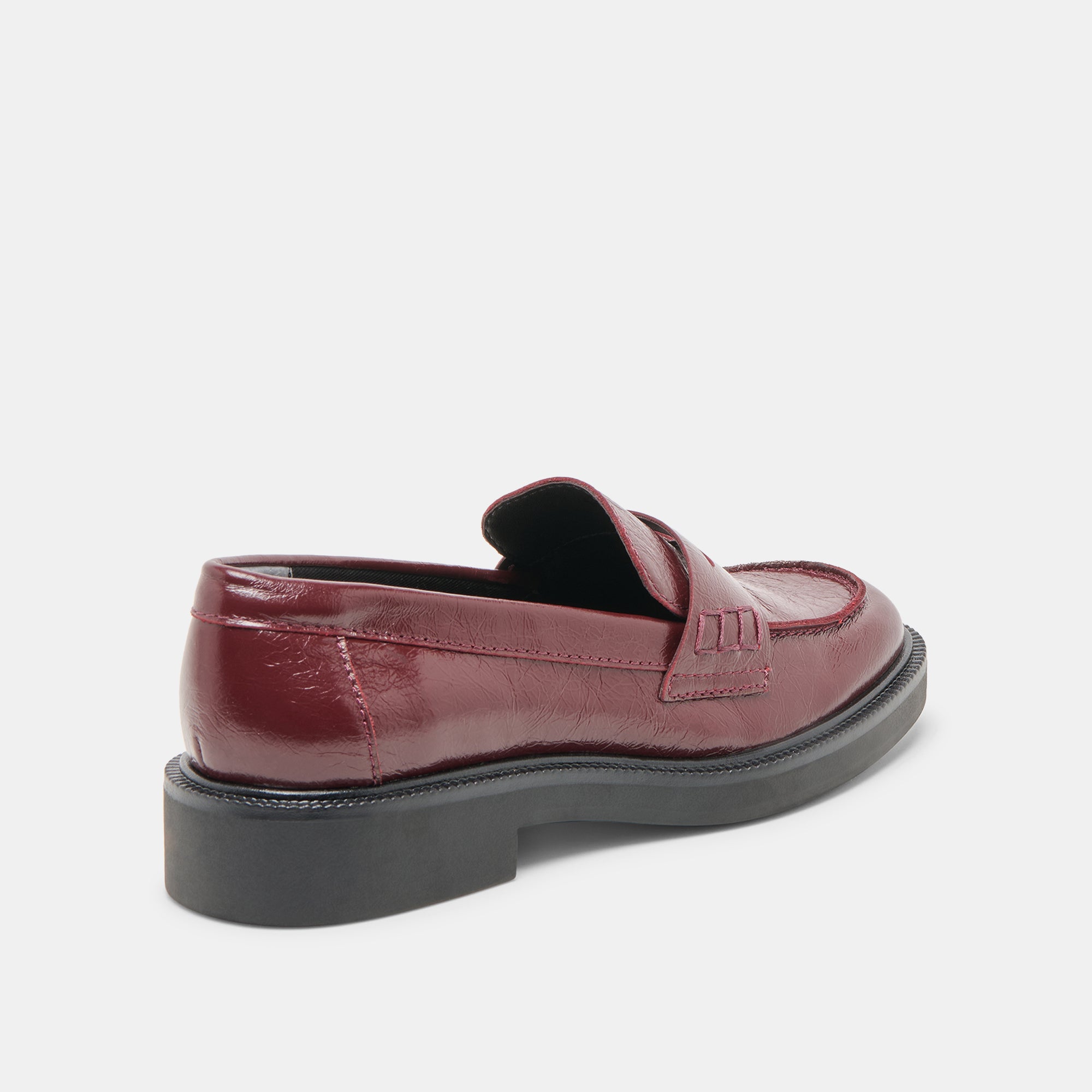 TIGGY LOAFERS OXBLOOD CRINKLE PATENT - Image 5