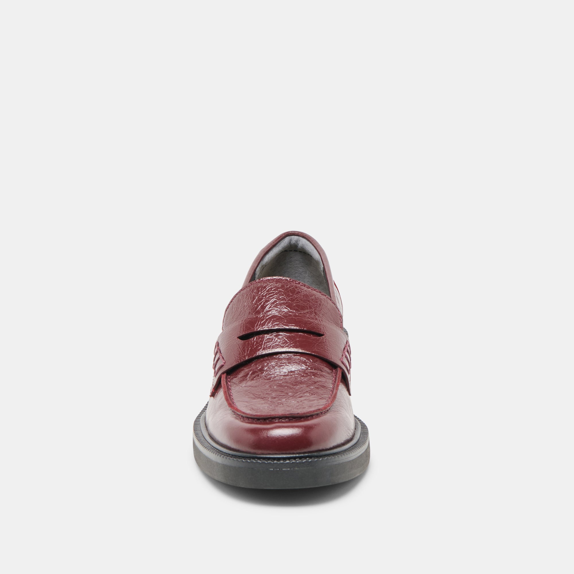 TIGGY LOAFERS OXBLOOD CRINKLE PATENT - Image 8