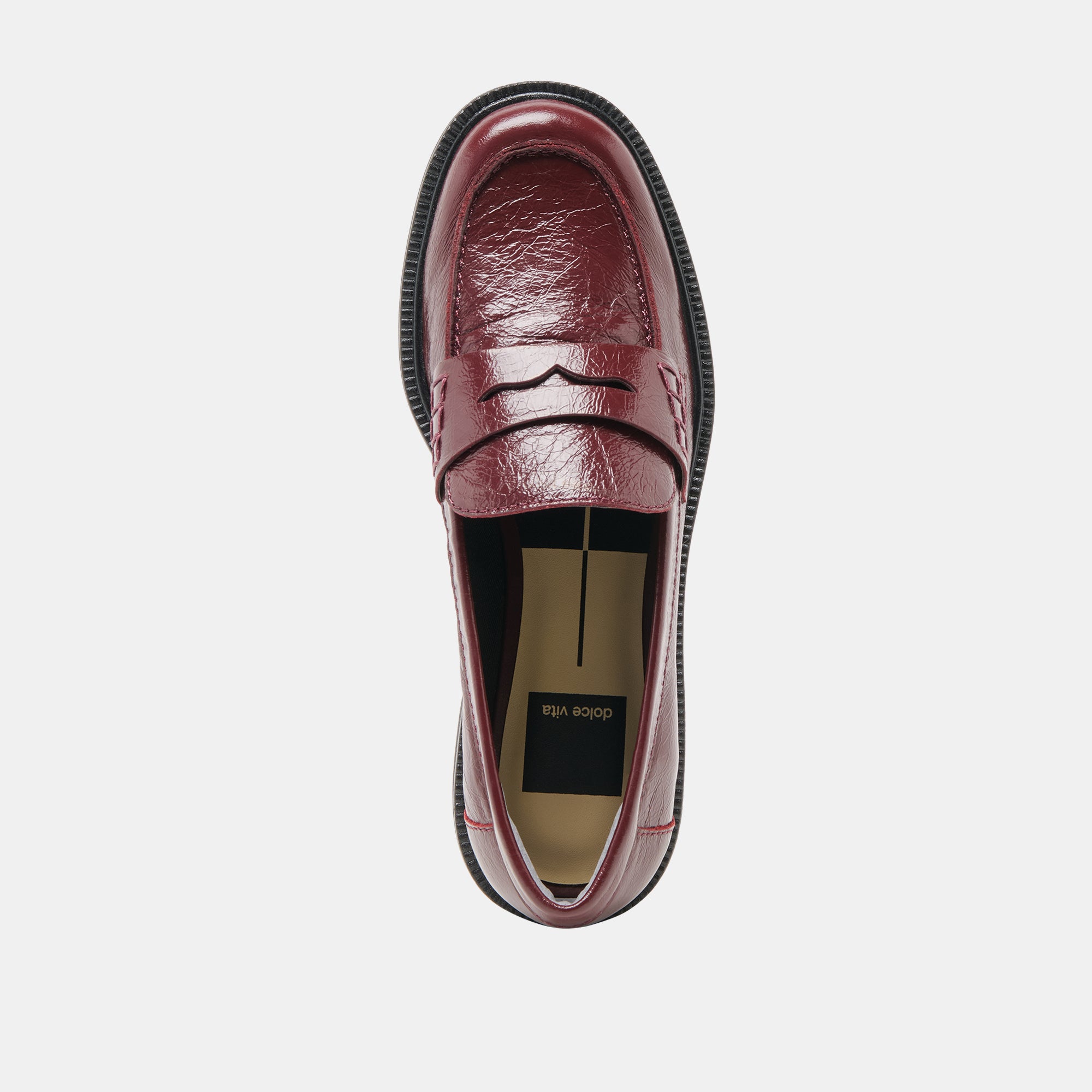 TIGGY LOAFERS OXBLOOD CRINKLE PATENT - Image 10