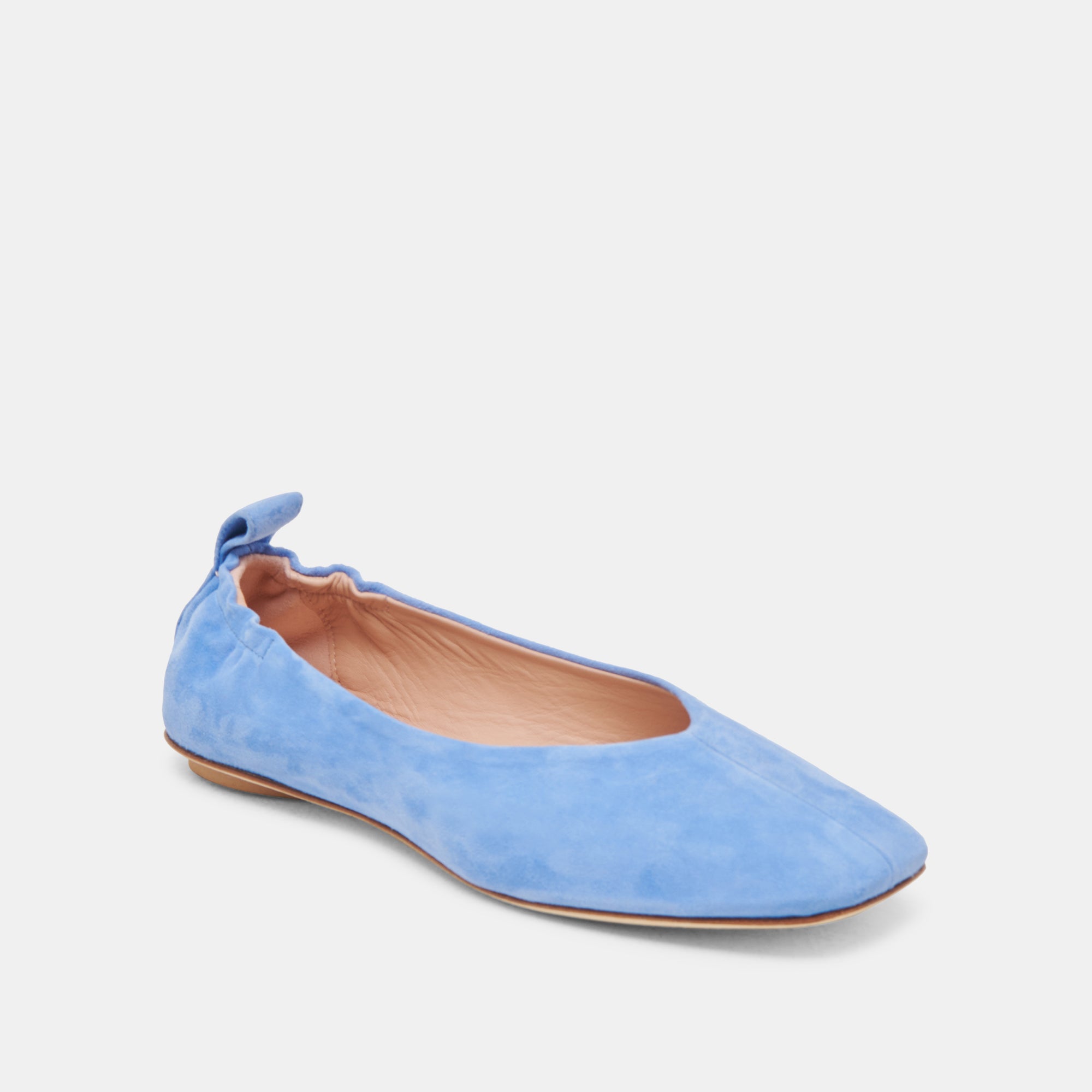 VINNIE BALLET FLATS DUSTY BLUE SUEDE - Image 3