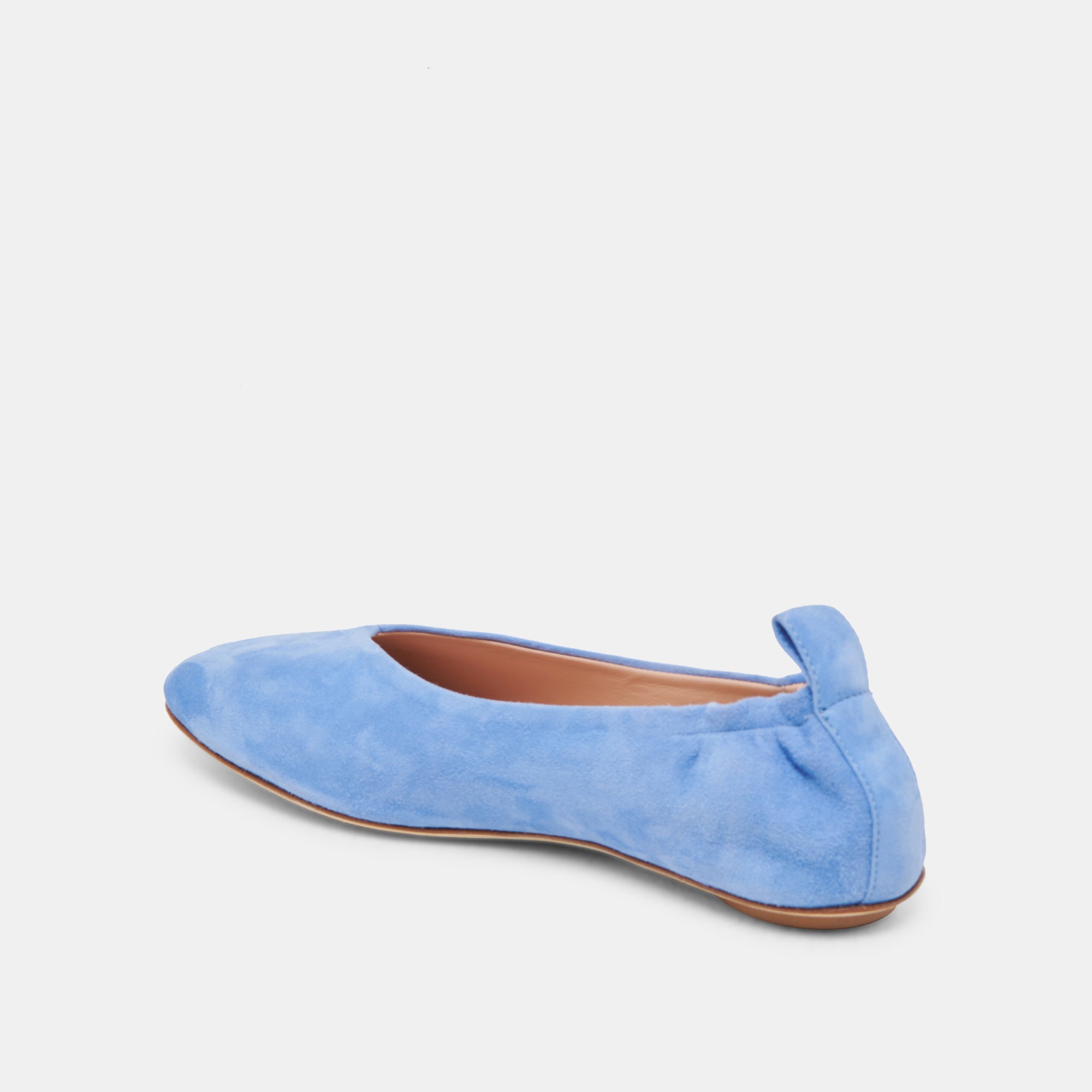 VINNIE BALLET FLATS DUSTY BLUE SUEDE - Image 8
