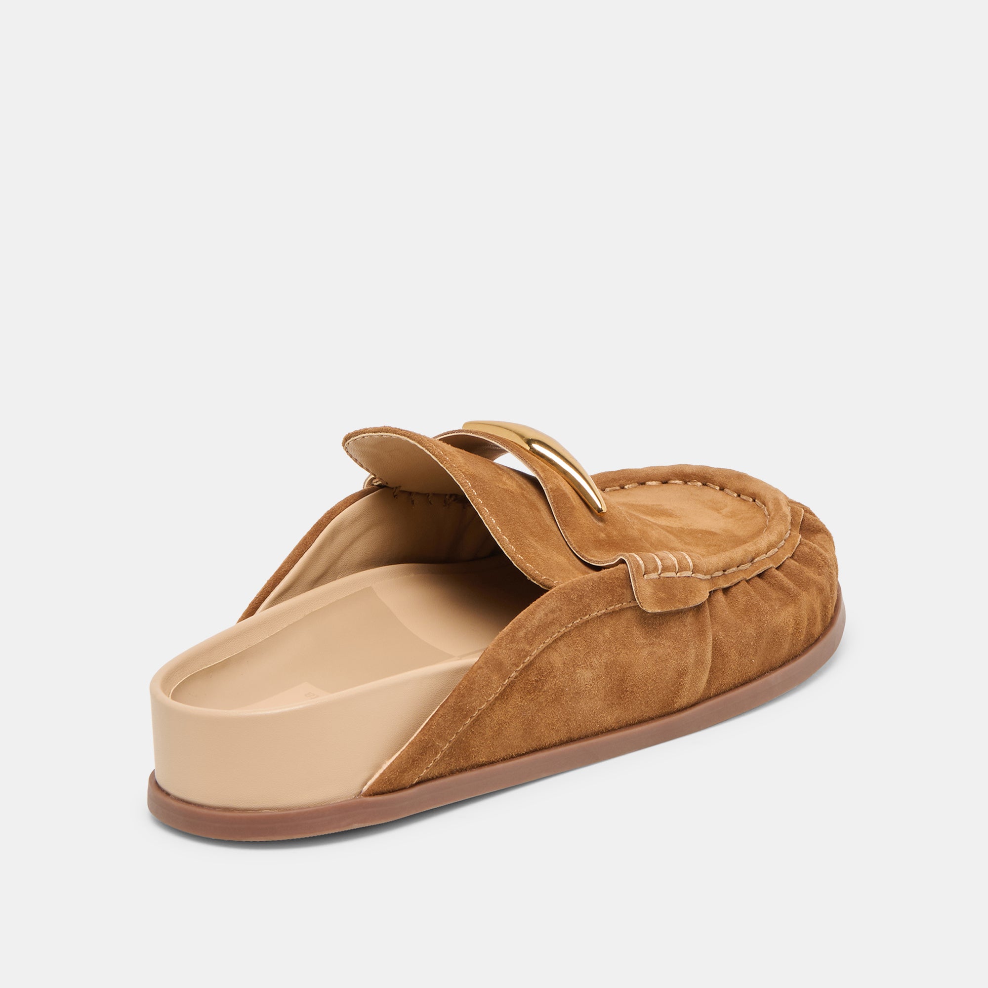 JODERO FLATS LT BROWN SUEDE - Image 3