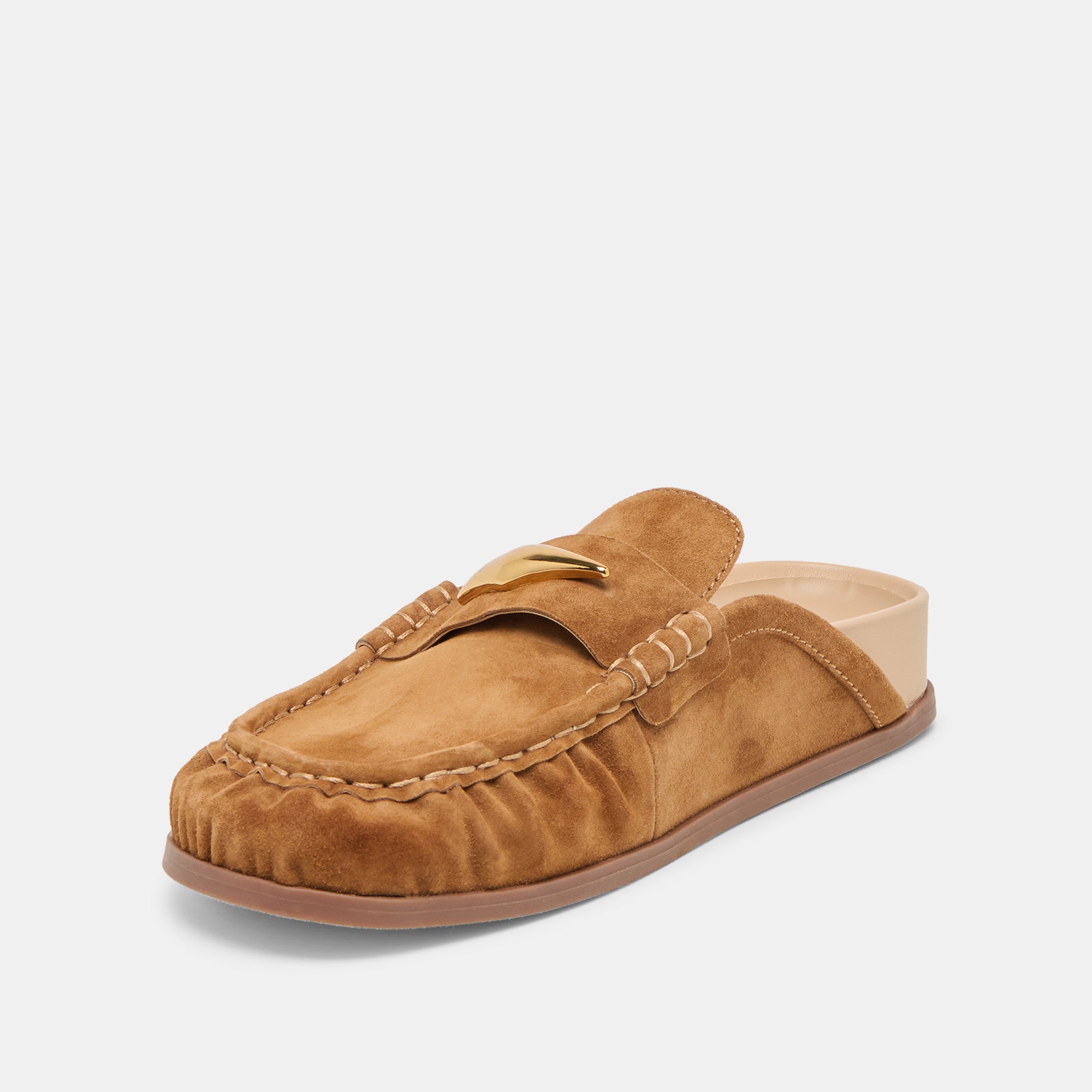 JODERO FLATS LT BROWN SUEDE - Image 4