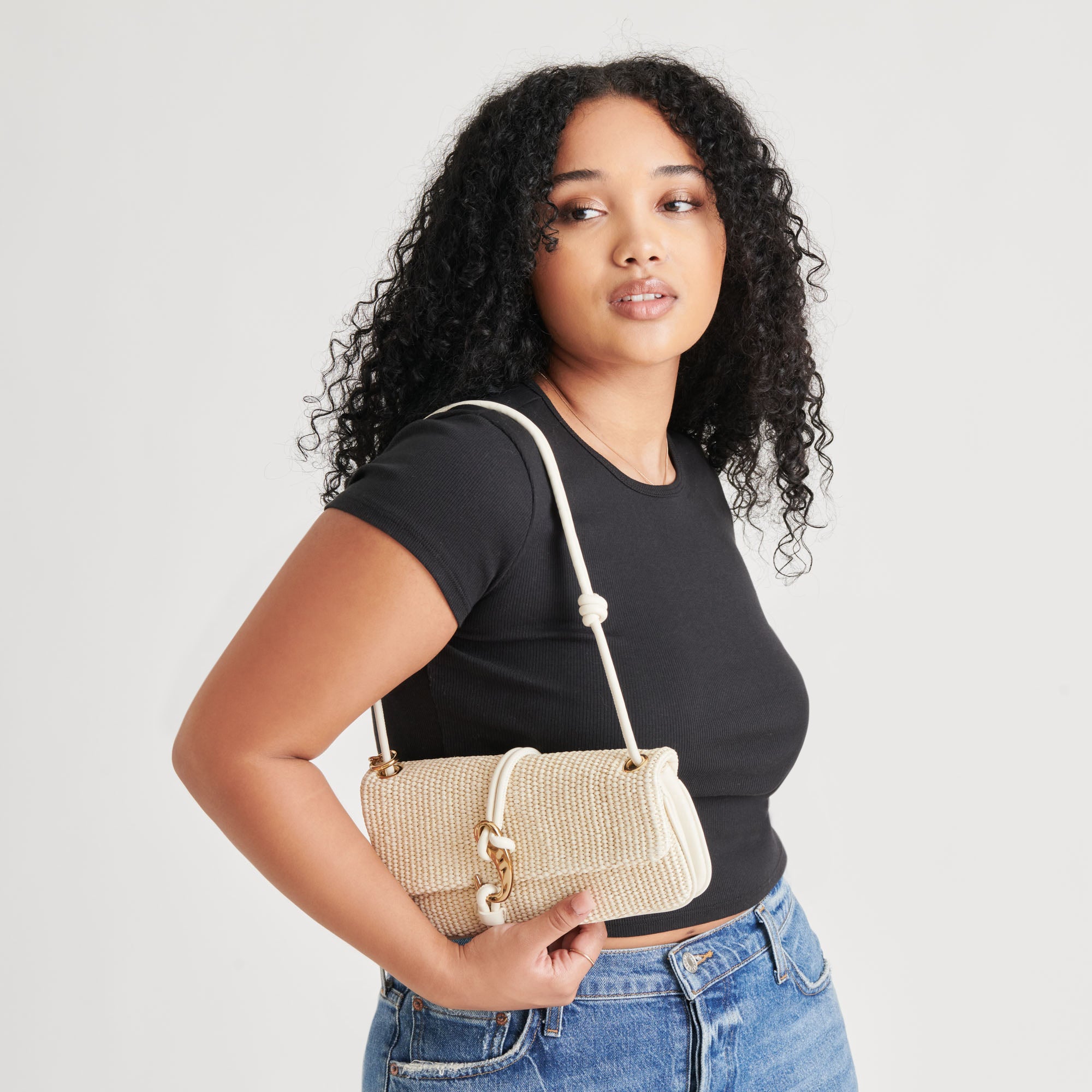 ALICE SHOULDER BAG NATURAL RAFFIA - Image 9