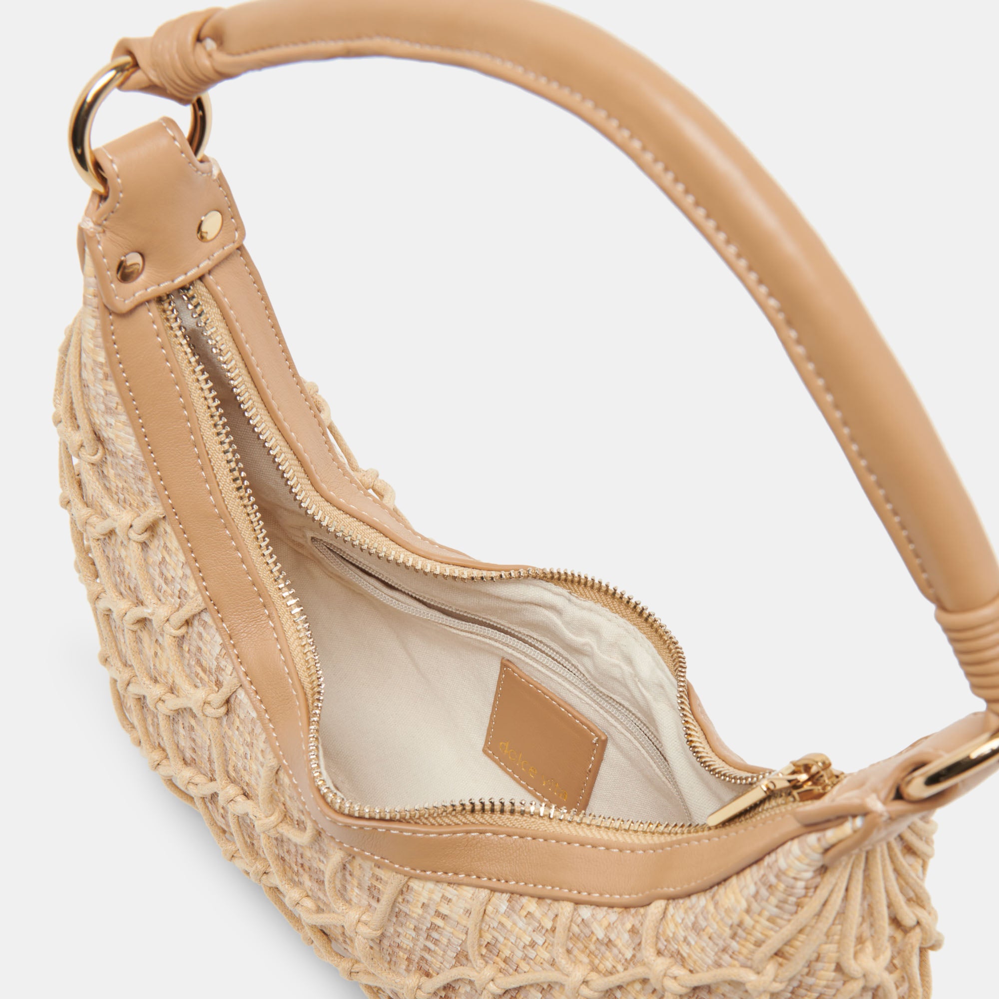 POSITANO SHOULDER BAG NATURAL RAFFIA - Image 8