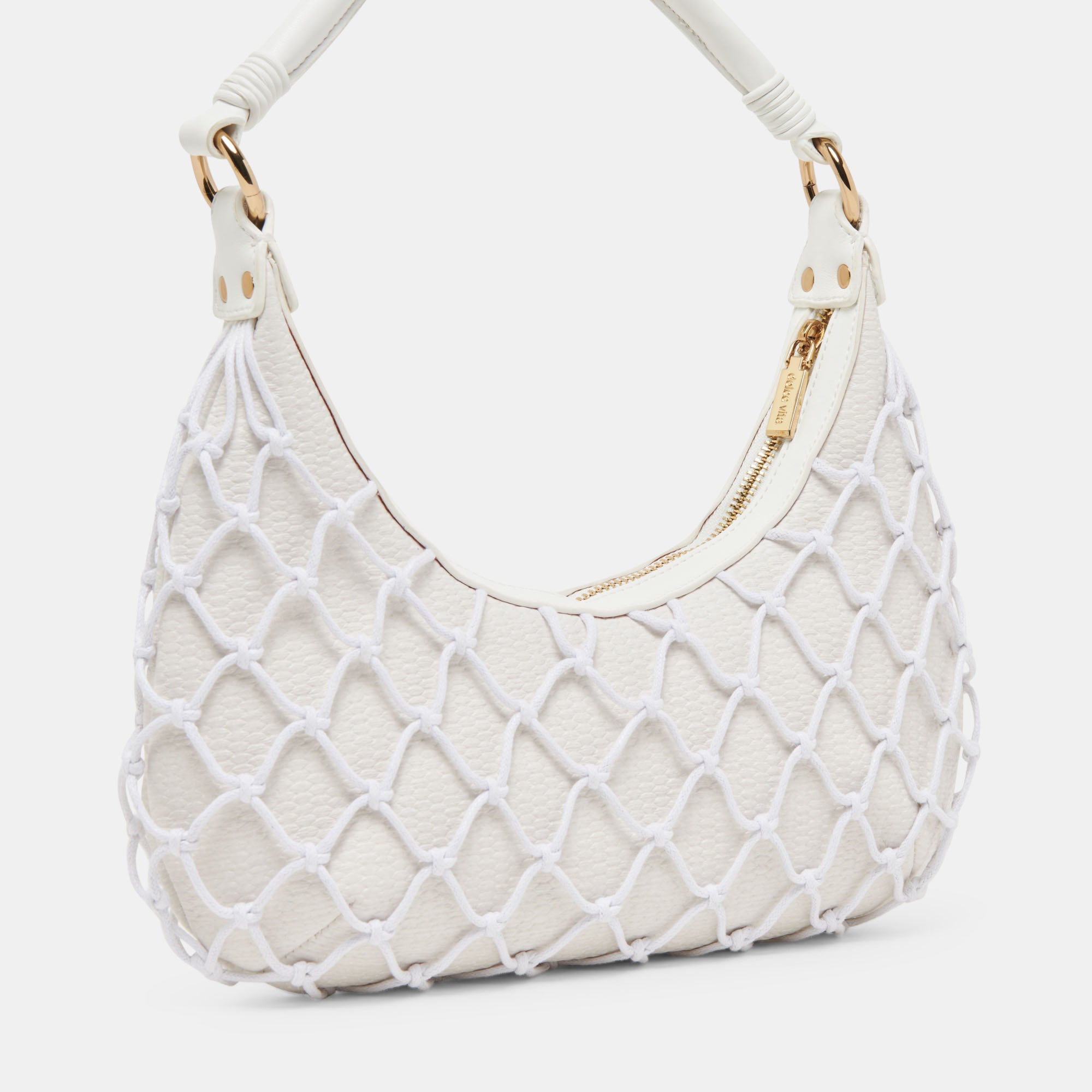 POSITANO SHOULDER BAG WHITE RAFFIA - Image 8