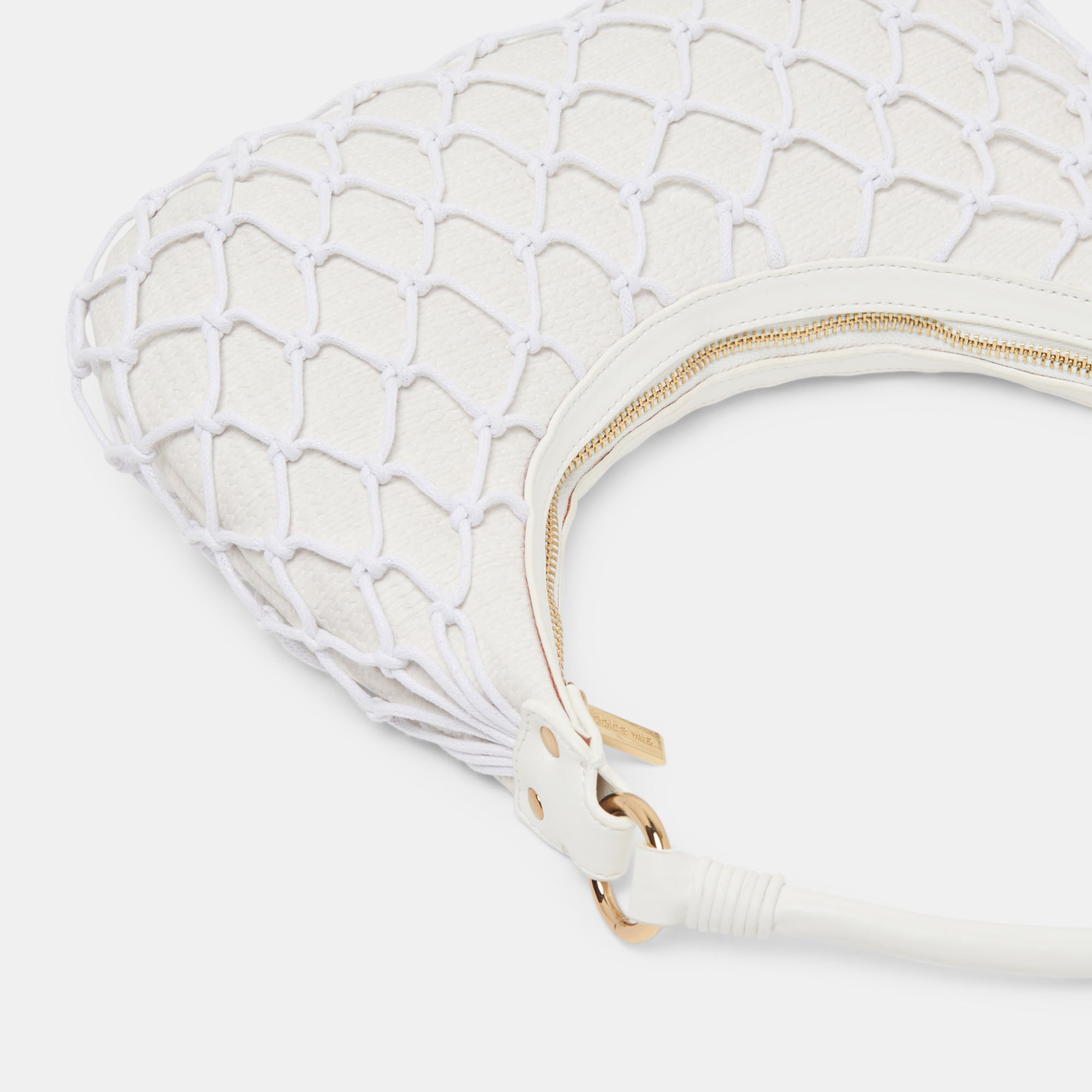 POSITANO SHOULDER BAG WHITE RAFFIA - Image 7