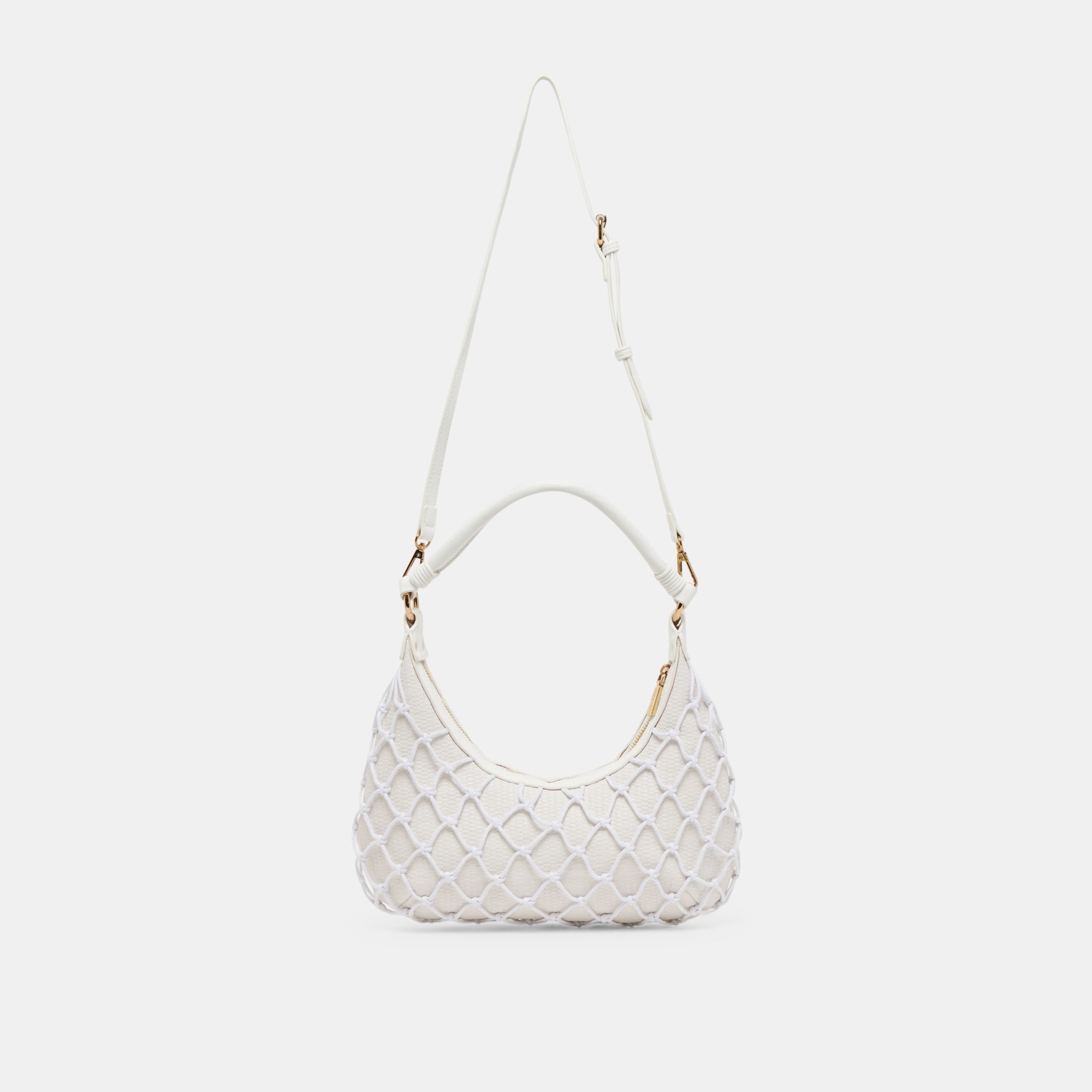 POSITANO SHOULDER BAG WHITE RAFFIA - Image 4
