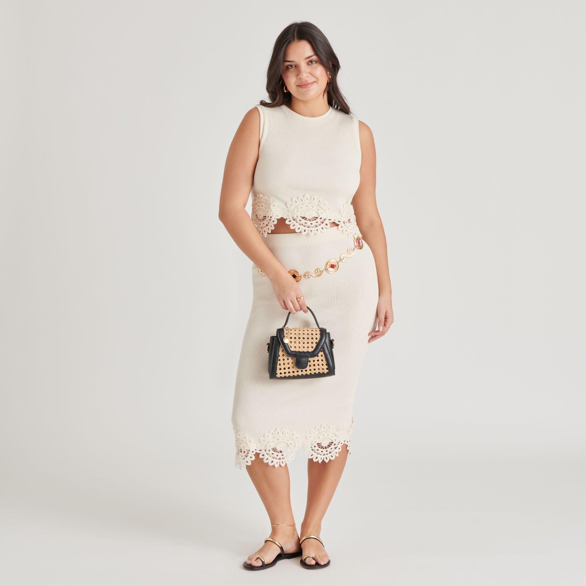 TROPEZ CROSSBODY BLACK NATURAL CANE - Image 10