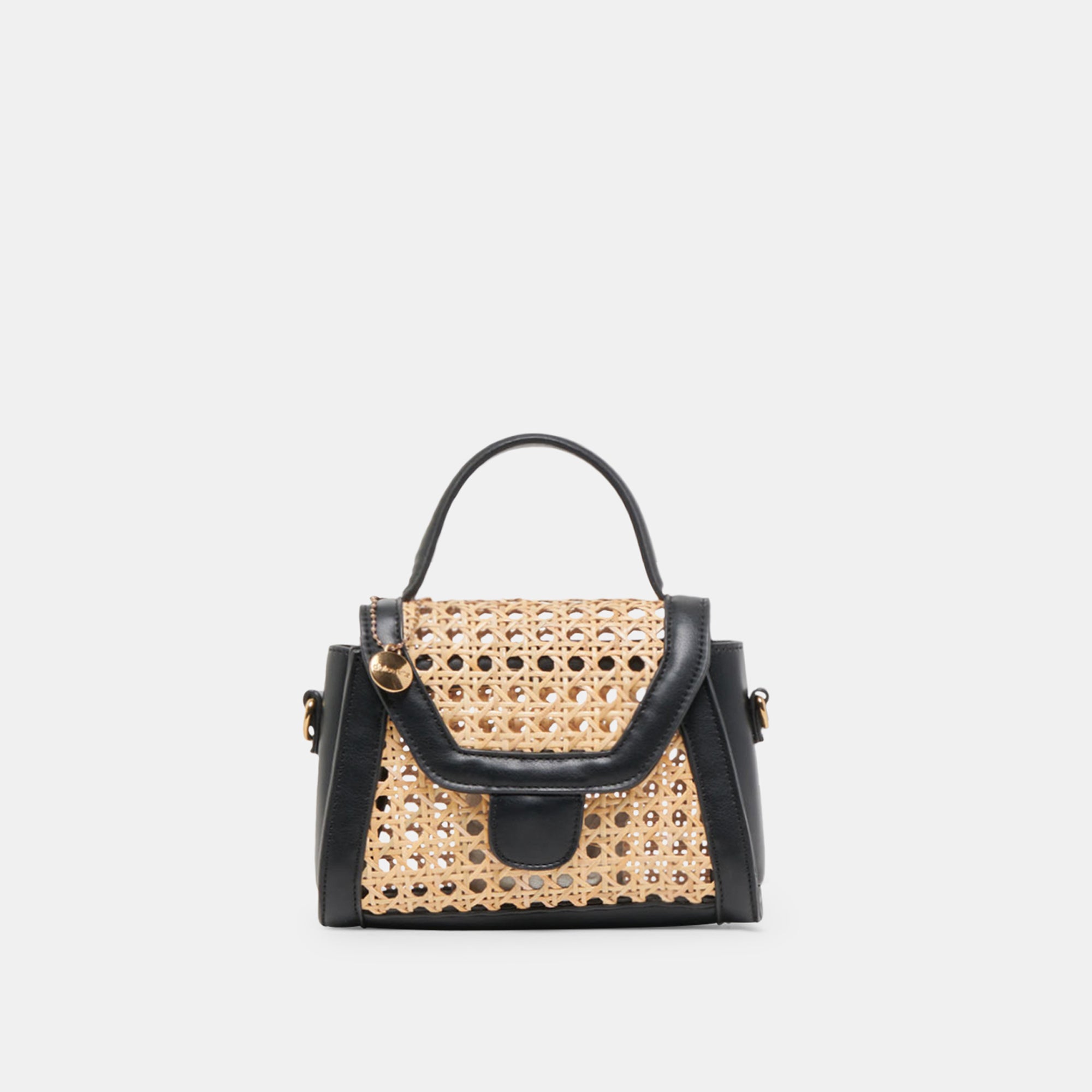 TROPEZ CROSSBODY BLACK NATURAL CANE - Image 3