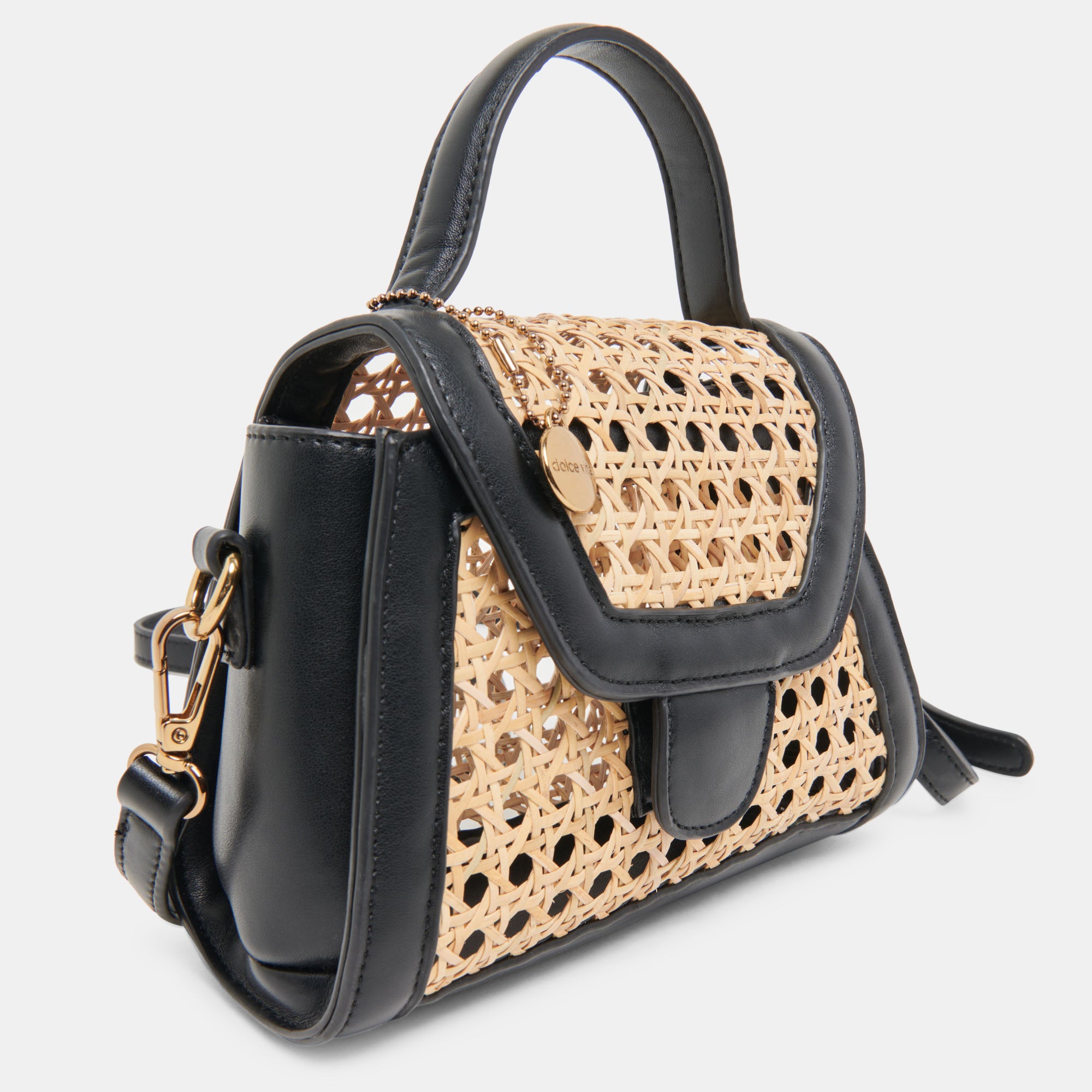 TROPEZ CROSSBODY BLACK NATURAL CANE - Image 7
